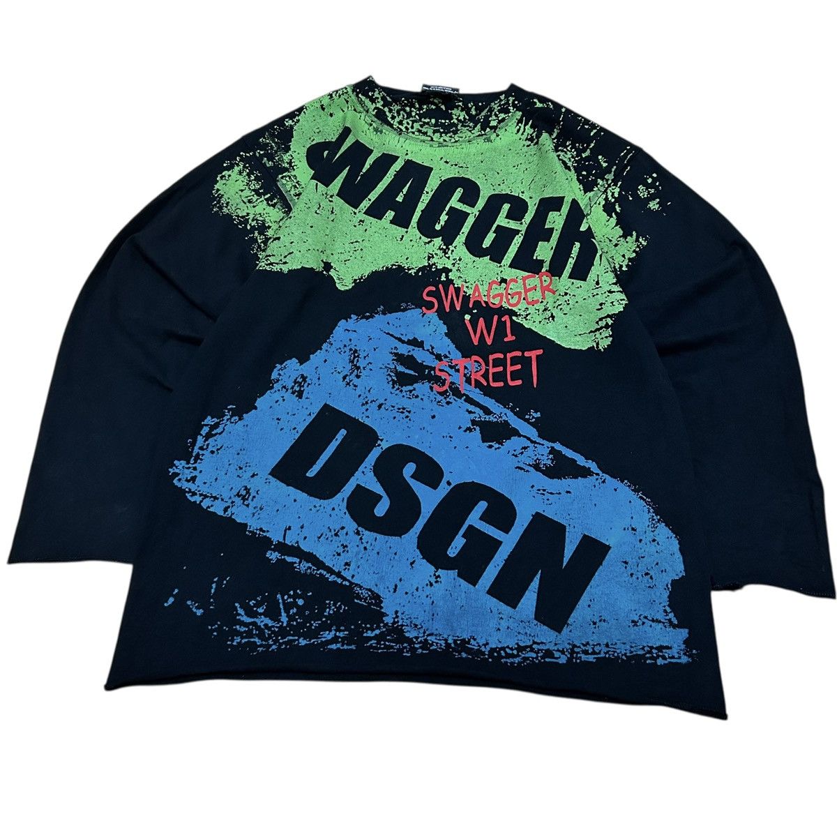 Swagger Vintage Y2K Japanese SWAGGER W1 Street Long Sleeve Tee Size US L / EU 52-54 / 3 - 1 Thumbnail