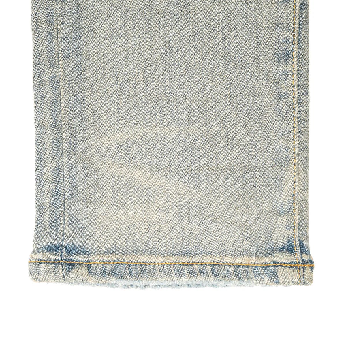 Amiri oc11z0225 Varsity Eagle Logo Jeans in Light Blue Size US 30 / EU 46 - 7 Thumbnail