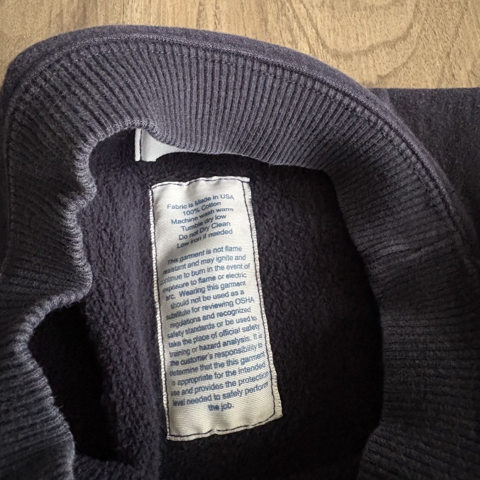 Vintage Tyndale FR Crewneck Sweatshirt Size XL Navy Pullover Size US XL / EU 56 / 4 - 4 Thumbnail