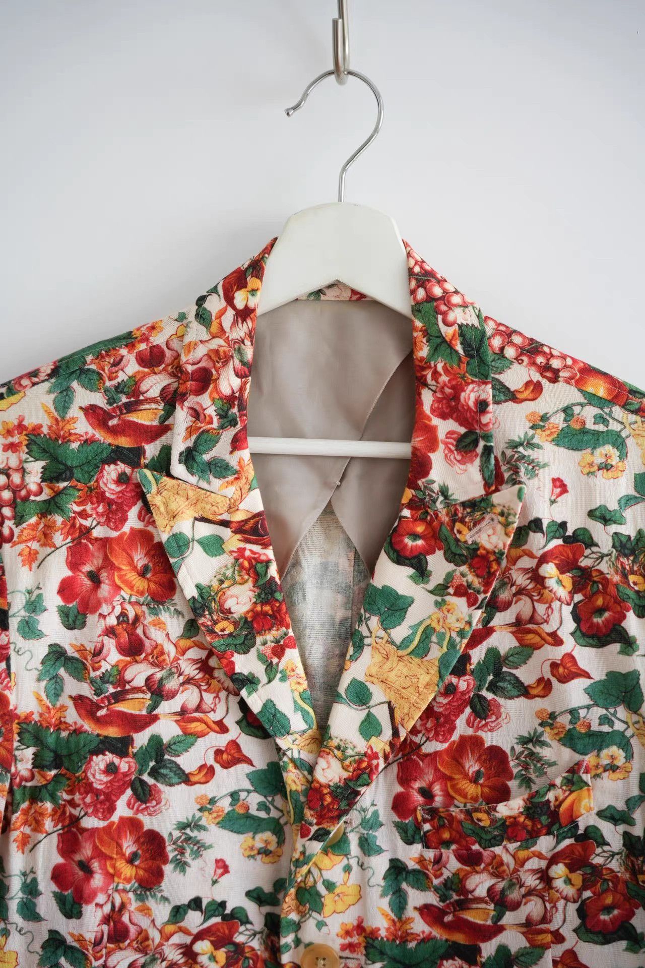 Yohji Yamamoto Yohji Yamamoto 11ss All-Over Floral Blazer K4 Size US M / EU 48-50 / 2 - 3 Thumbnail