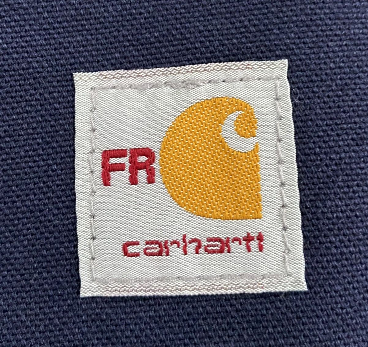 Carhartt Carhartt FR CAT 2 Navy Blue Original Canvas Workwear Pants Size US 35 - 3 Thumbnail