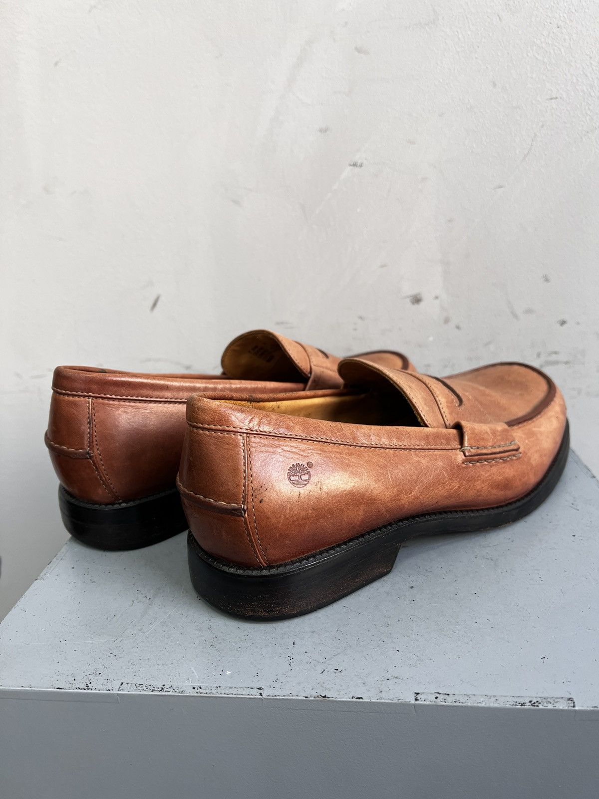 Timberland Timberland tan leather loafers moc toe classic vintage Size US 7.5 / EU 40-41 - 12 Thumbnail