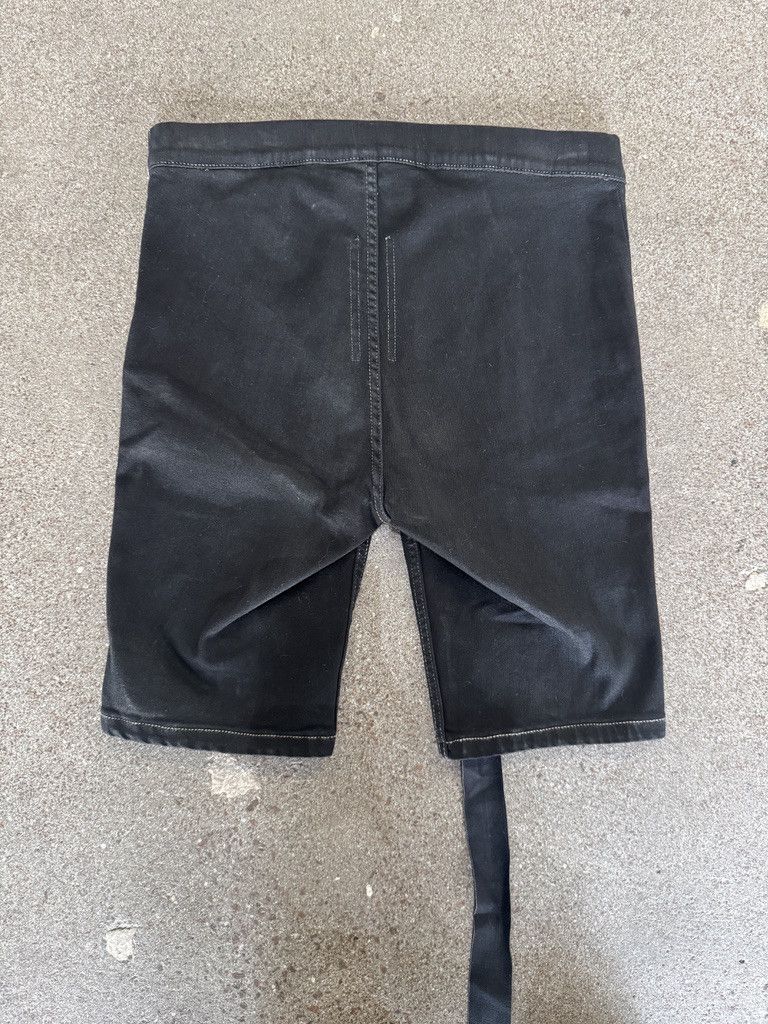 Rick Owens high waisted waxed denim shorts Size 29" - 7 Thumbnail