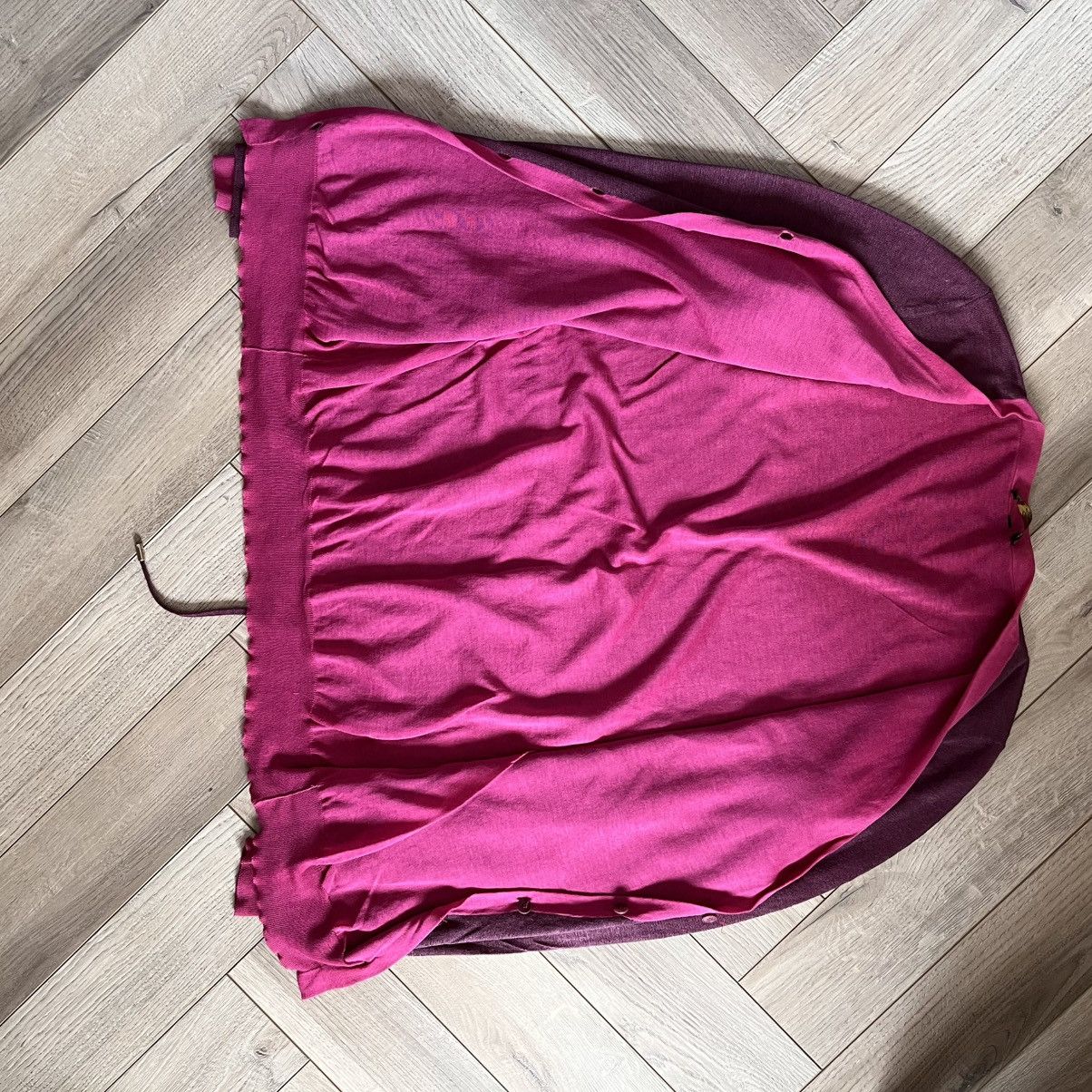 Loro Piana Loro Piana Flax & Silk Double Layered Pink Cardigan Size S / US 4 / IT 40 - 6 Thumbnail