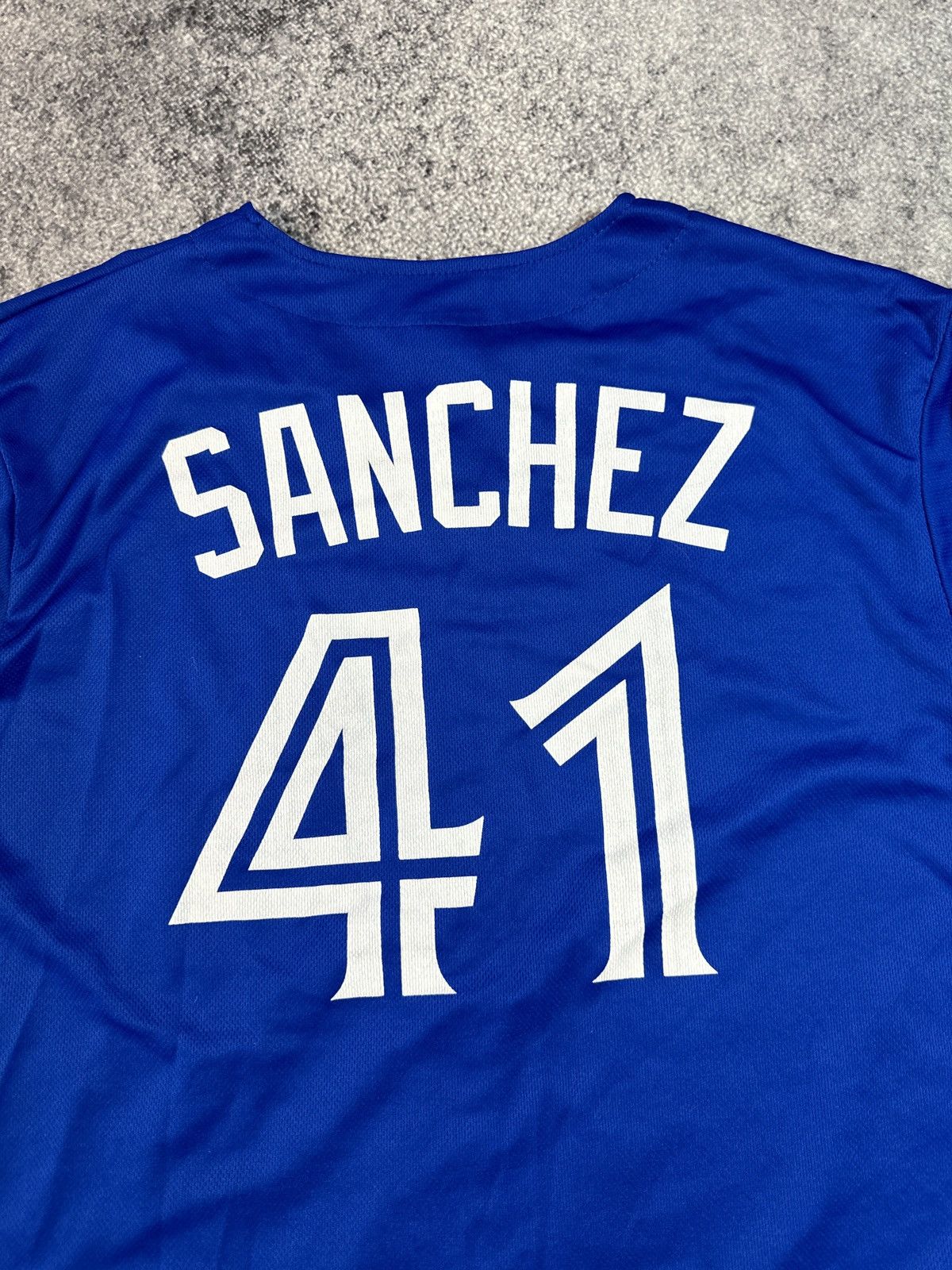 MLB × Vintage Vintage Blue Jays 41 Sanchez Jersey MLB L Rare USA Size US L / EU 52-54 / 3 - 5 Thumbnail