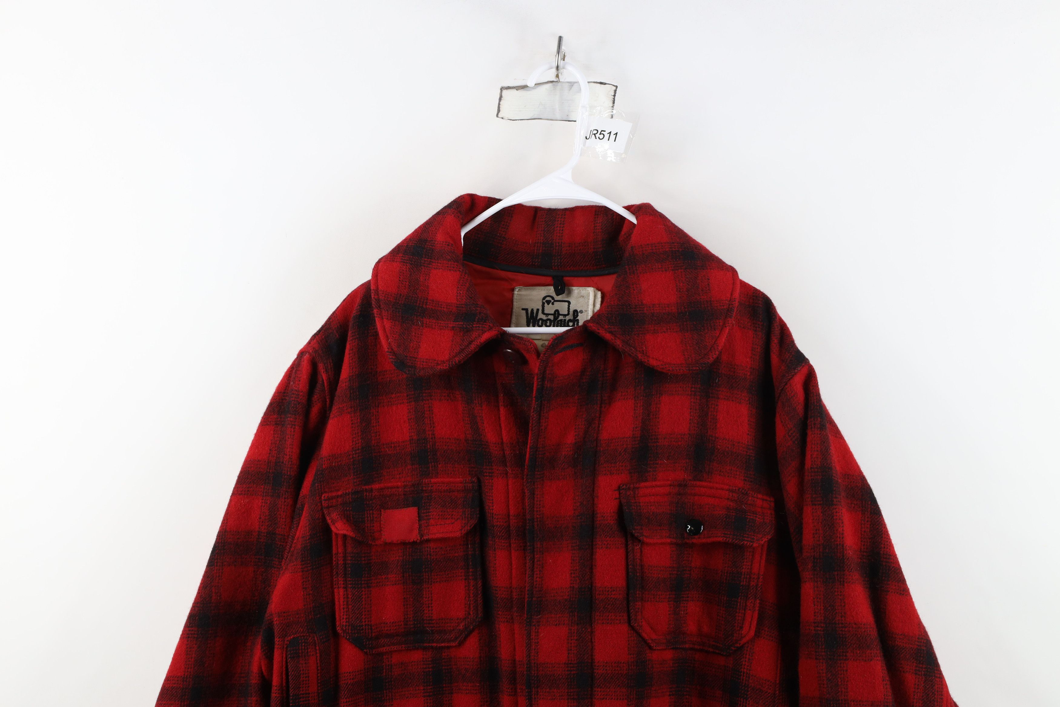 Woolrich Woolen Mills Vintage 70s Woolrich Wool Quilted Birding Jacket USA Size US XL / EU 56 / 4 - 2 Thumbnail