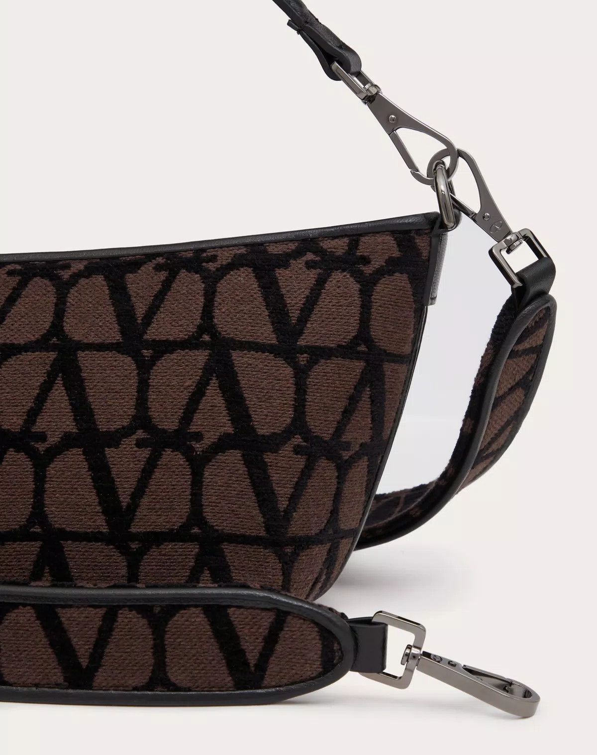 Valentino oc11z0725 Size: OS/ Toile Iconographe Bag in Melange/Black Size ONE SIZE - 7 Thumbnail