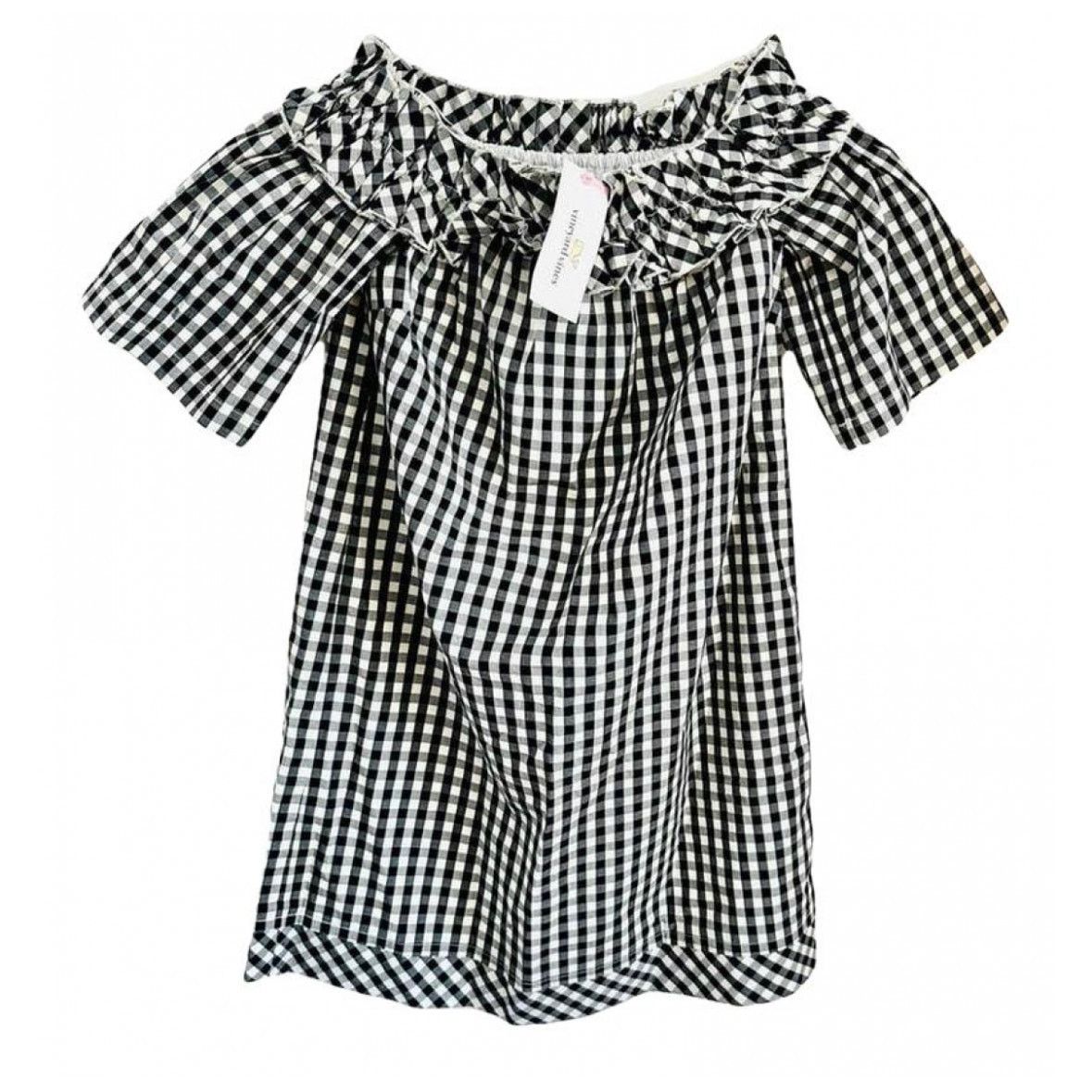Vineyard Vines NEW VINEYARD VINES Black White Gingham Ruffle Mini Dress Size XXS / US 00 / IT 34 - 11 Thumbnail