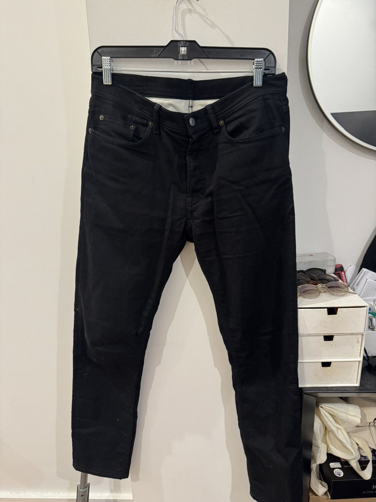 Acne Studios Acne Studios - North Jeans in Stay Black Size US 31 - 1 Thumbnail