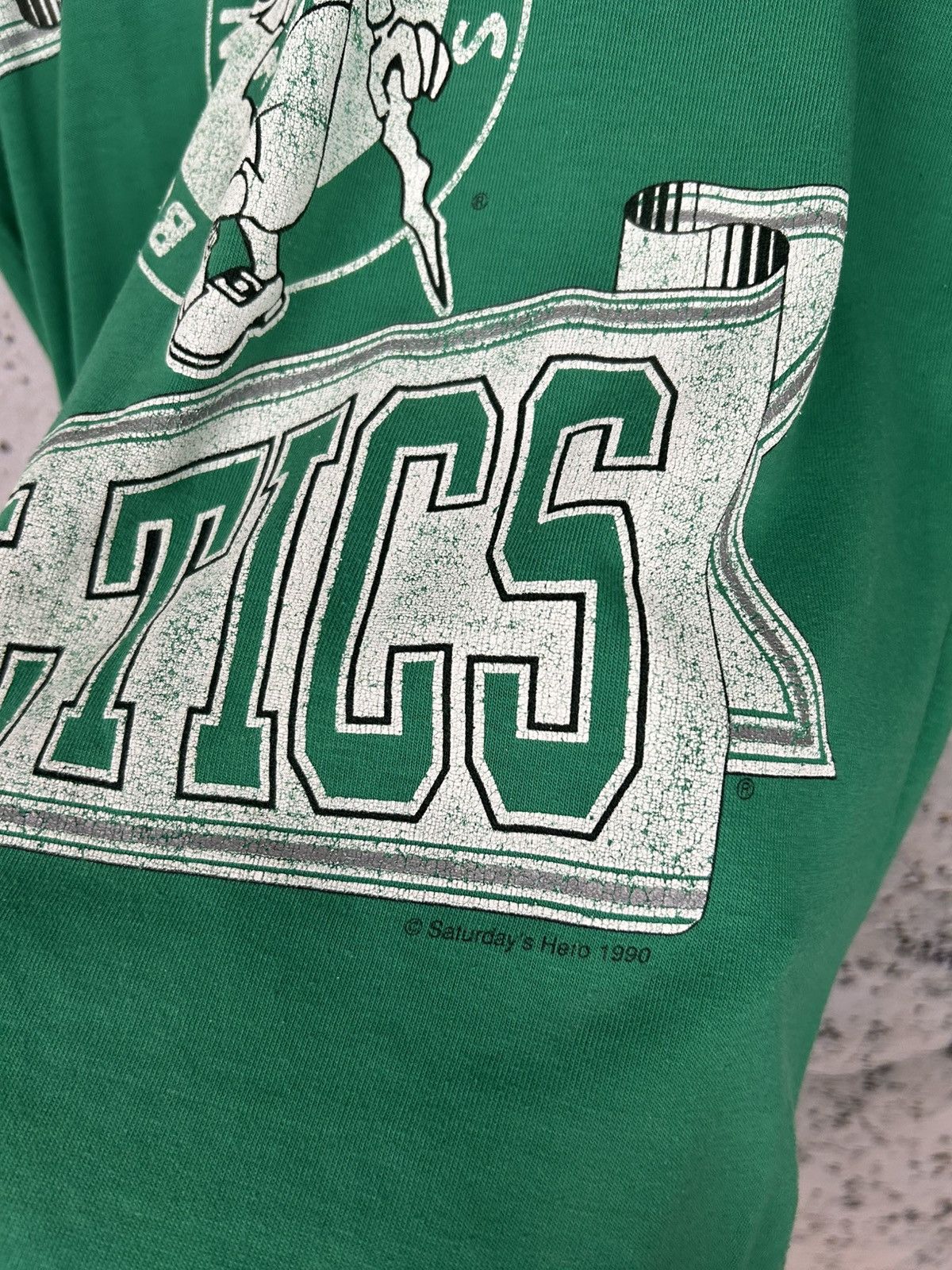 NBA Vintage 1990 Archive Boston Celtics Single Stitch Tee Size US S / EU 44-46 / 1 - 4 Thumbnail