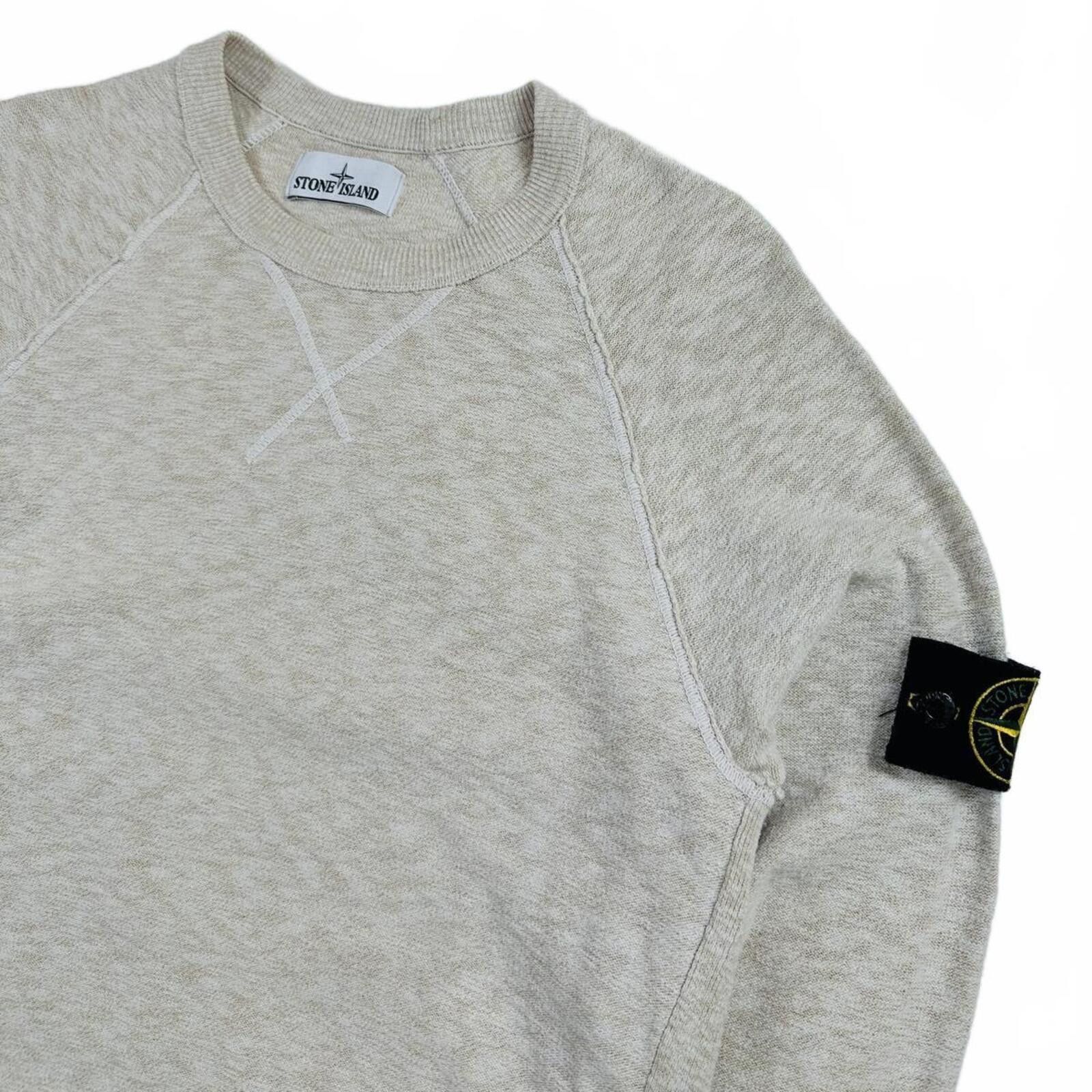 Stone Island Stone Island Marl Cotton Sweatshirt Jumper Medium Size US S / EU 44-46 / 1 - 2 Thumbnail