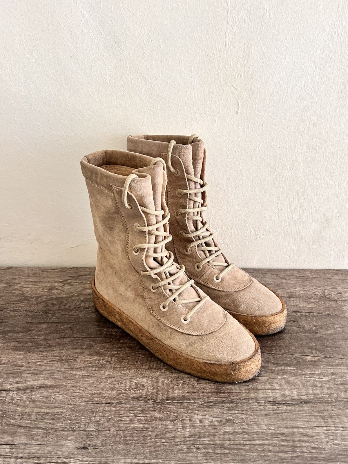 Kanye West Season 2 Suede Crepe Boots Size US 10 / EU 43 - 4 Thumbnail