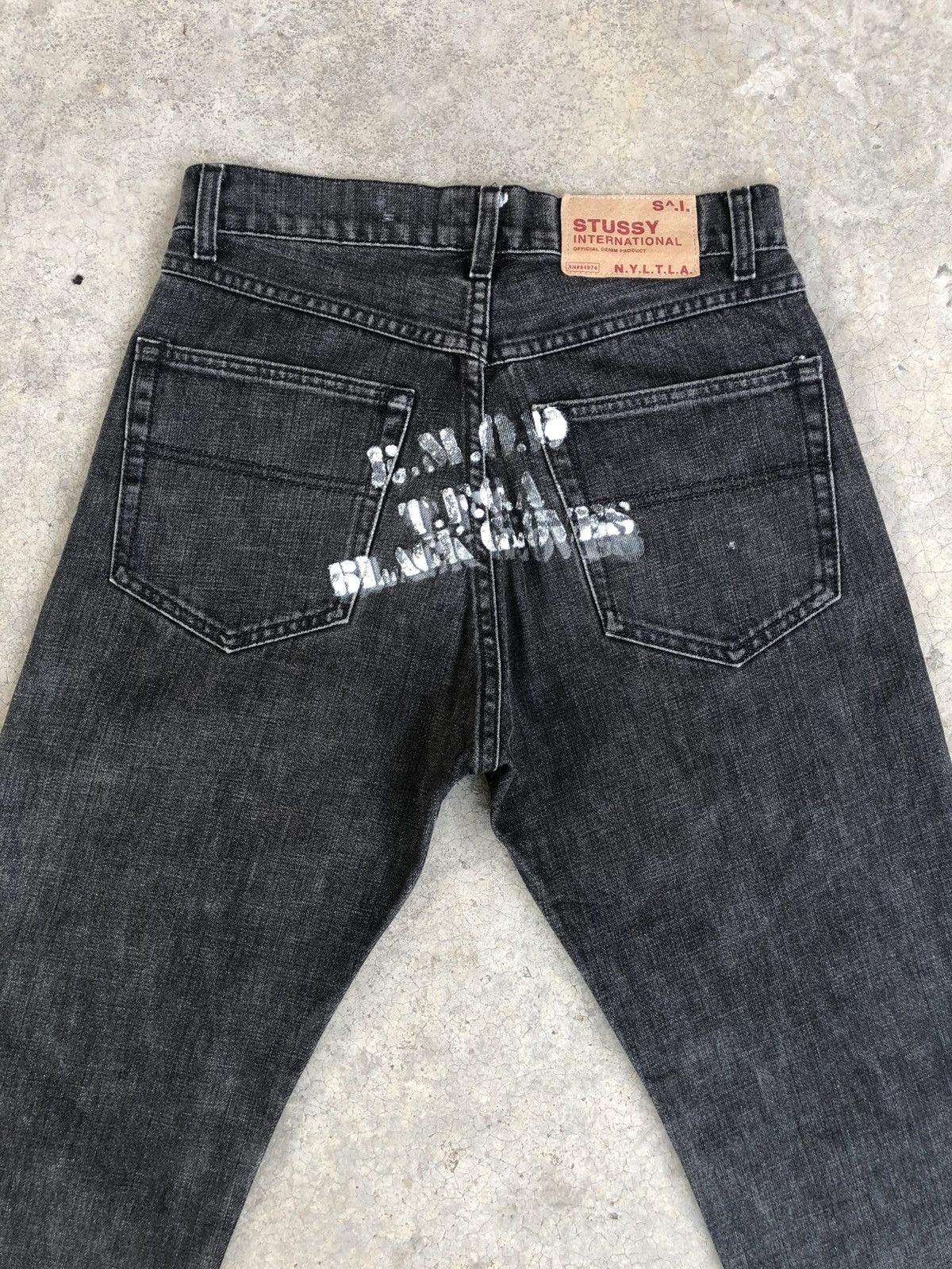 Stussy Stussy Spell out Jeans Distressed Denim Size US 29 - 8 Thumbnail