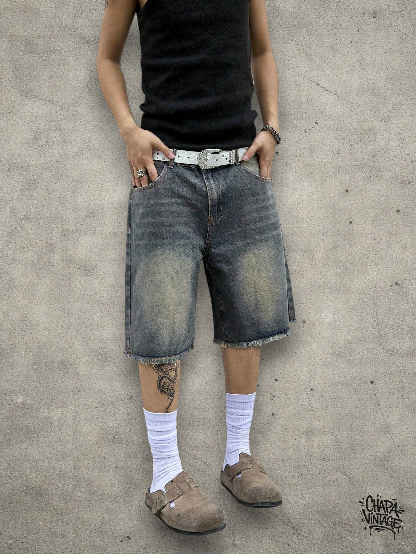 Jean Washed shorts Size US 32 / EU 48 - 4 Thumbnail