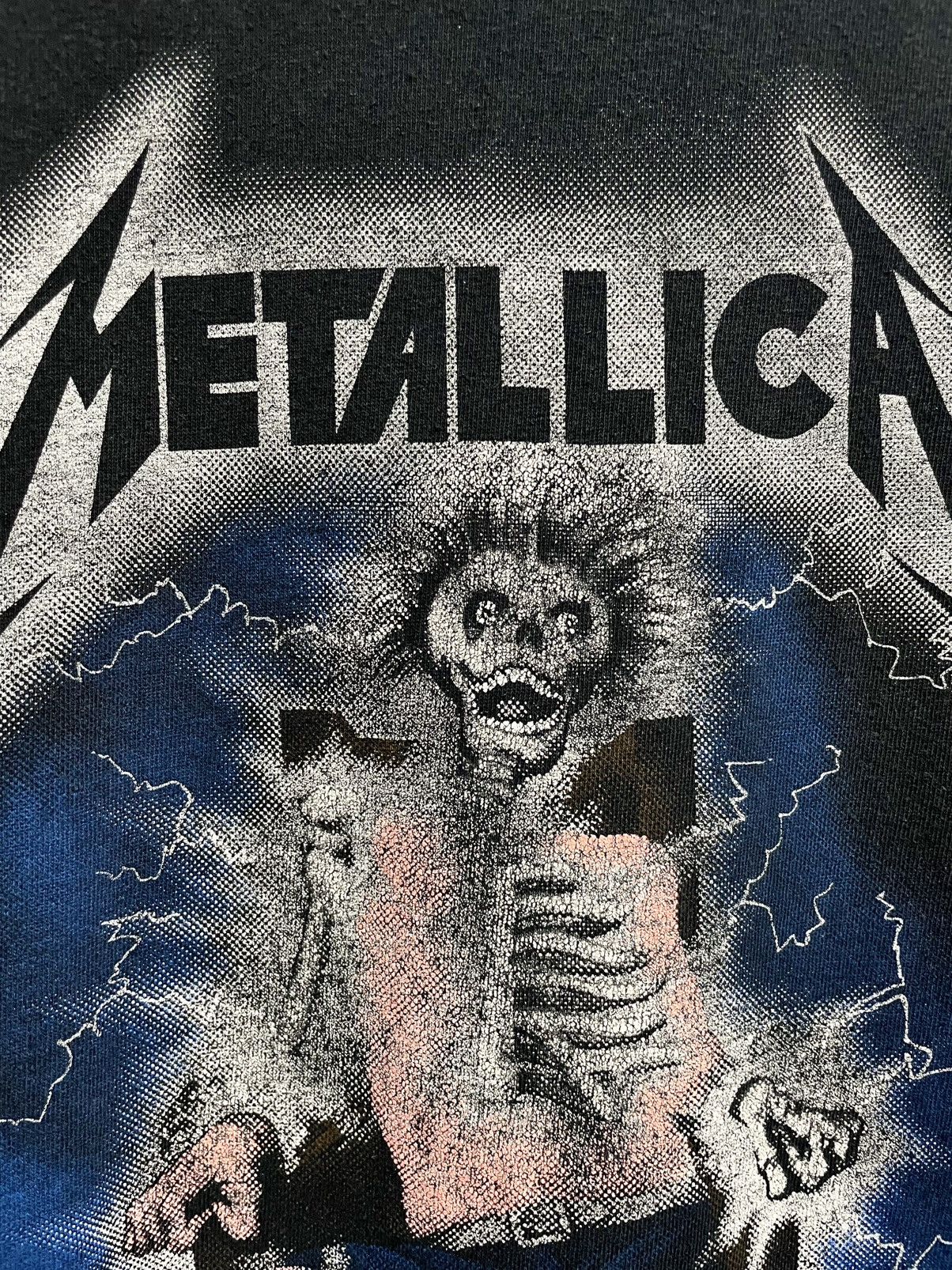 Band Tees Vintage 00s Metallica Ride The Lightning Rock Band T-Shirt Size US L / EU 52-54 / 3 - 14 Thumbnail
