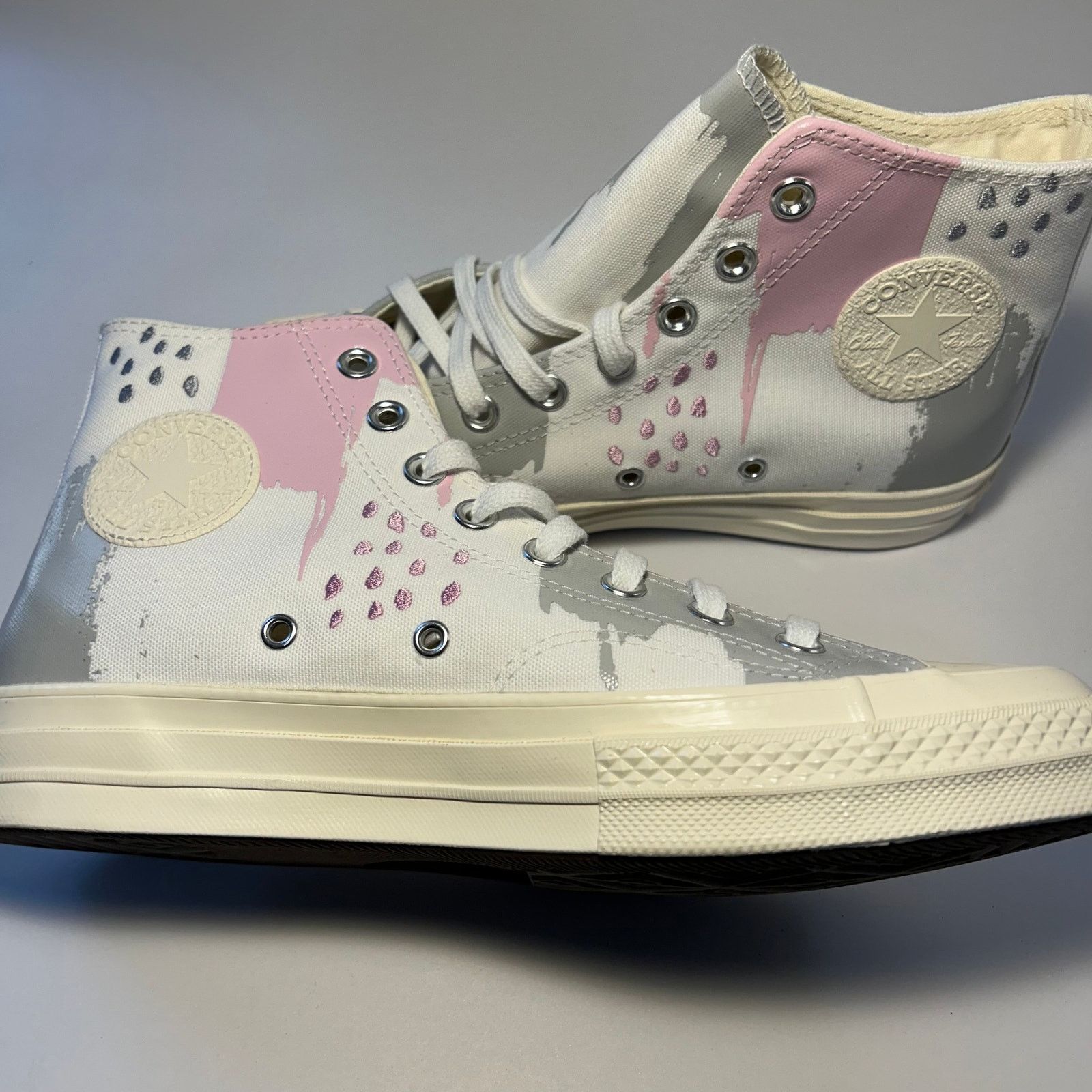 Converse Converse Chuck 70 Hi Abstract Print Sneakers M8.5 W10.5 Size US 10.5 / IT 40.5 - 5 Thumbnail