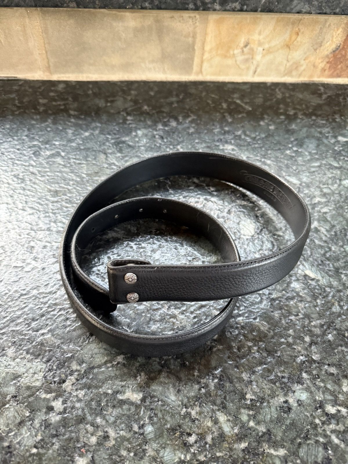 Chrome Hearts Chrome Hearts Oval Cross Belt 1989 Sterling