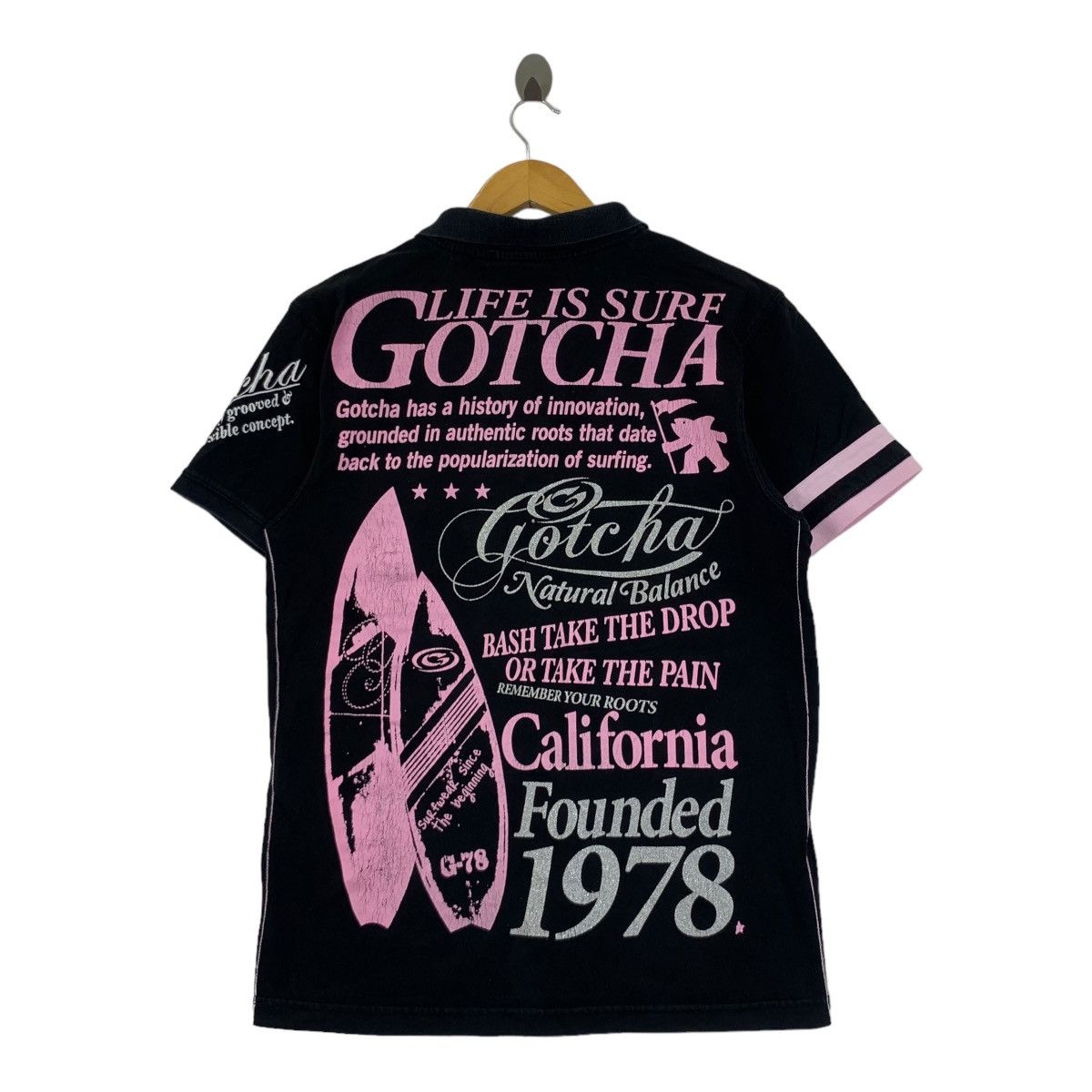 Gotcha Vintage GOTCHA INTERNATIONAL SURF Polo Tee Shirt Size L / US 10 / IT 46 - 5 Thumbnail