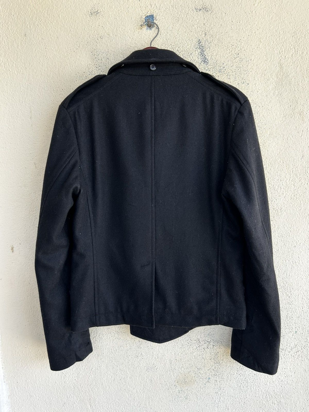 Japanese Brand PPFM TIME FOR PUNK DOUBLE BREASTED WOOL JACKET Size L / US 10 / IT 46 - 2 Thumbnail