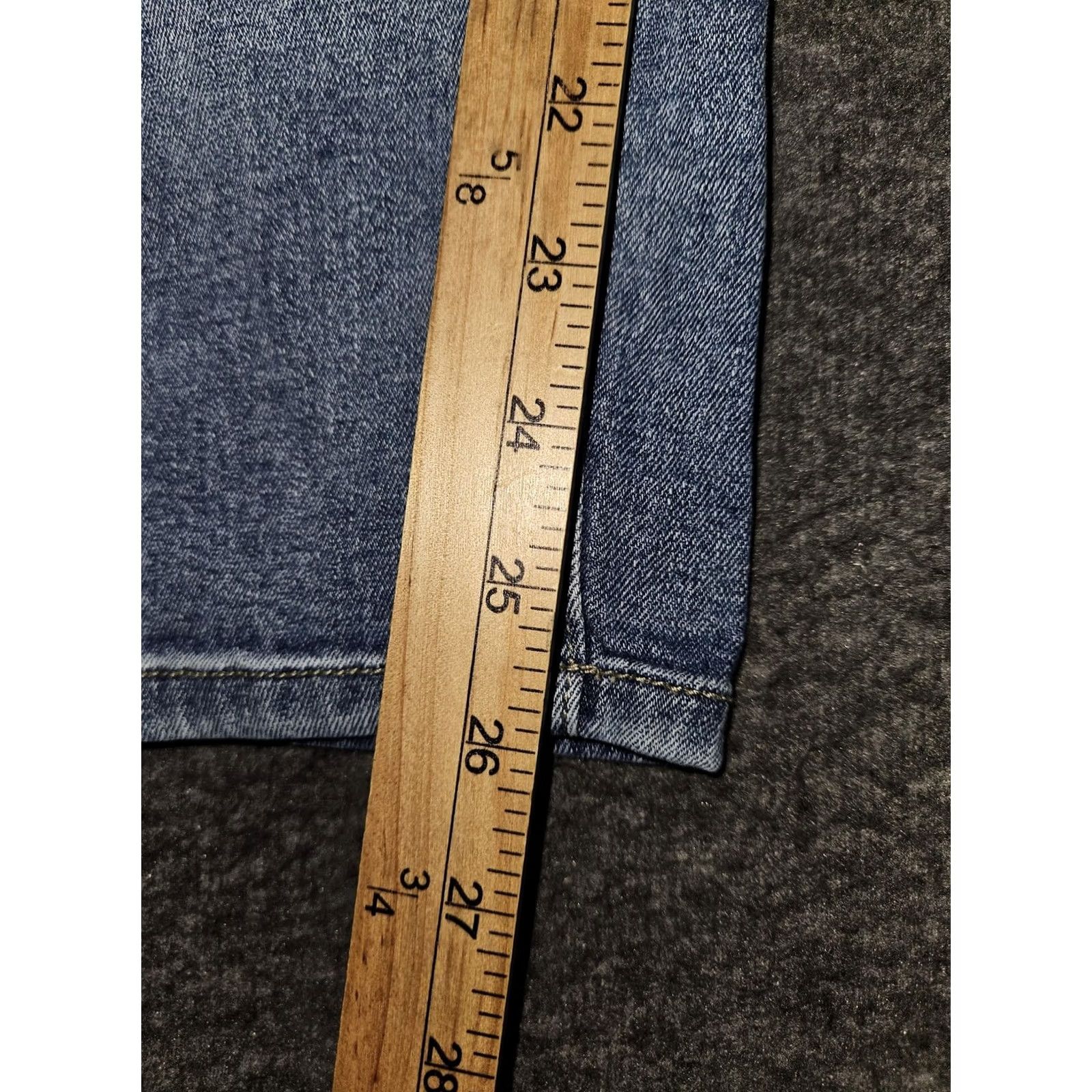 Vintage Democracy Womens Skinny Jeans 10 Blue Denim Mid Rise Waist Size 32" / US 10 / IT 46 - 5 Thumbnail
