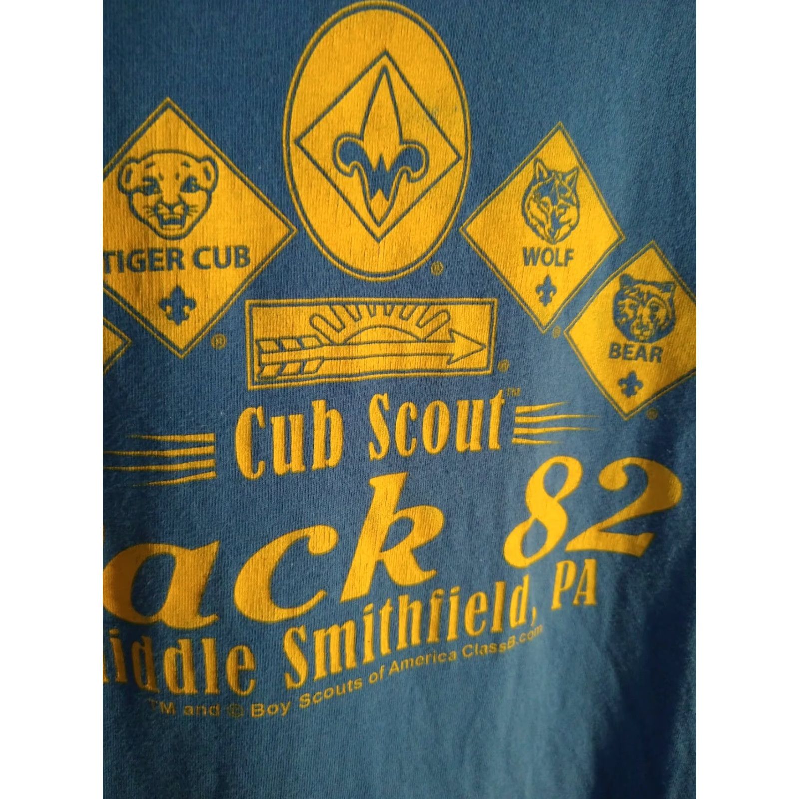 Vintage VINTAGE Cub Scout Pack 82 PA Size XL T-shirt Boy Scouts of America Size US XL / EU 56 / 4 - 2 Thumbnail