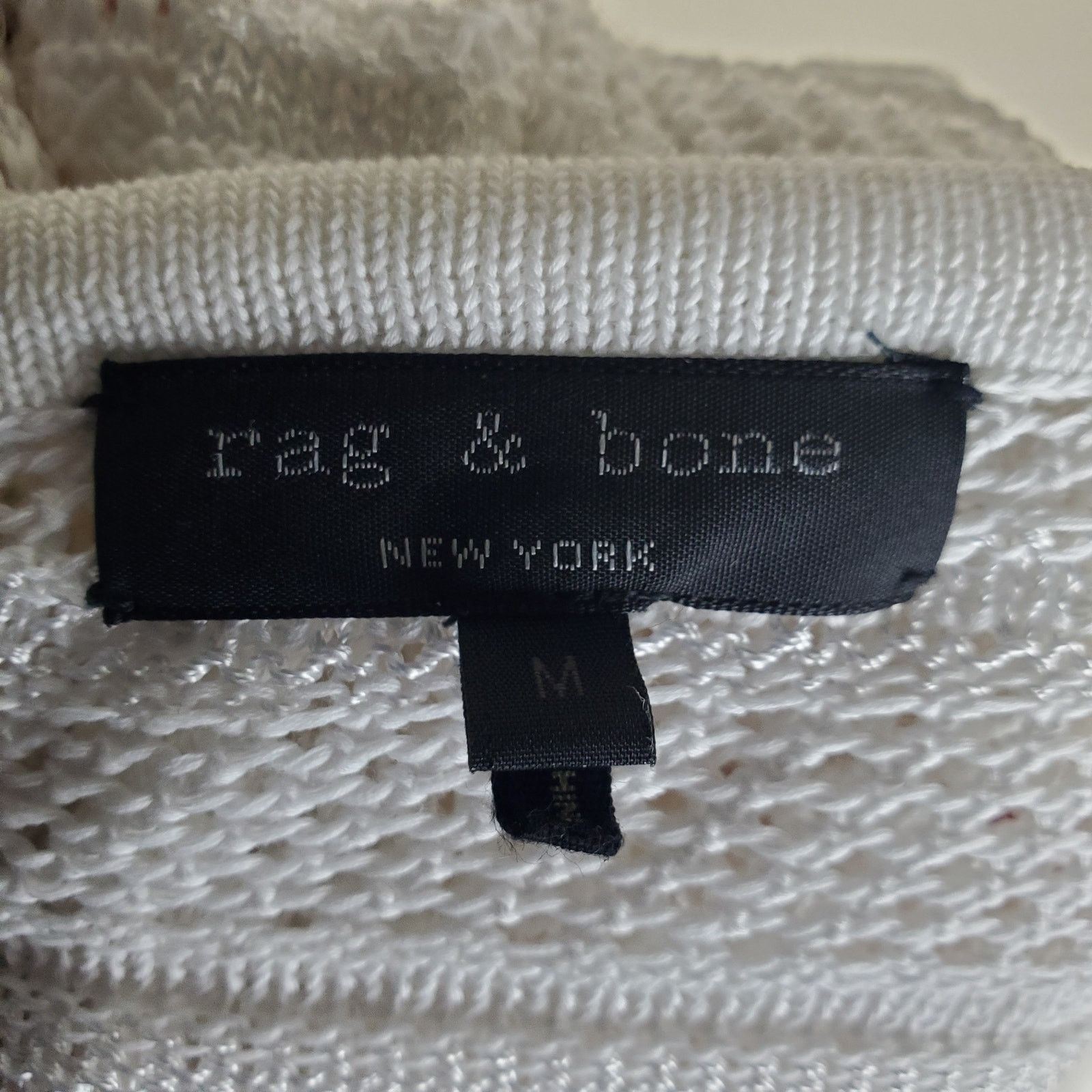 Rag & Bone Rag & Bone White V-Neck Top Medium Size M / US 6-8 / IT 42-44 - 6 Thumbnail