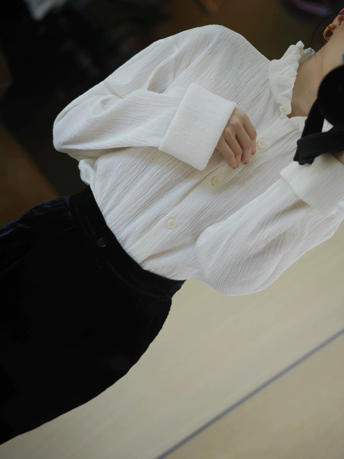 Other VIEUXNEW Countess Shirt women's Drop Shoulders Puffy Collar Size S / US 4 / IT 40 - 8 Thumbnail