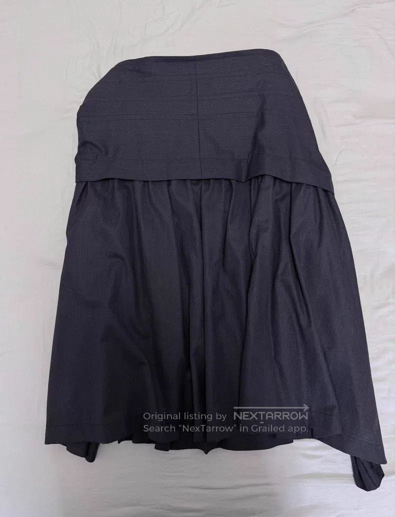Comme des Garcons Comme Des Garcons size M Asymmetrical pleated skirt Size 23" - 5 Thumbnail