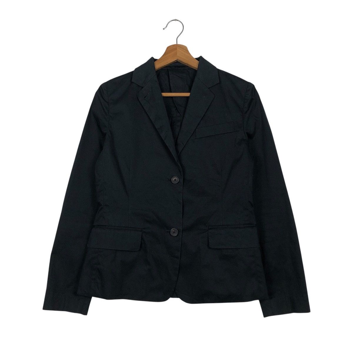 Margaret Howell 📌Rich Black Chore Worker Jacket Margaret Howell Size US M / EU 48-50 / 2 - 2 Thumbnail