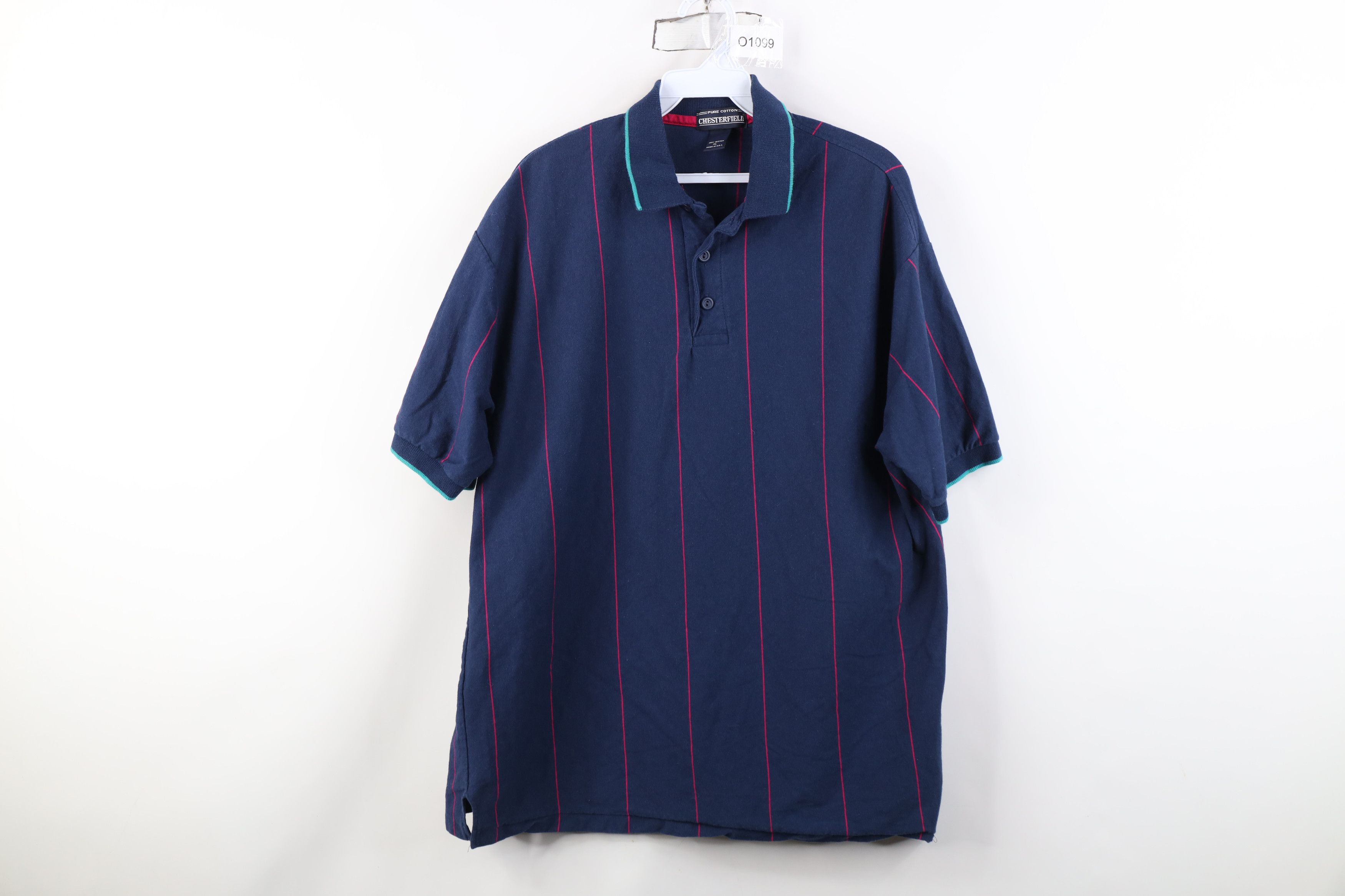 Vintage Vintage 90s Streetwear Knit Collared Golf Polo Shirt USA Size US XL / EU 56 / 4 - 1 Thumbnail