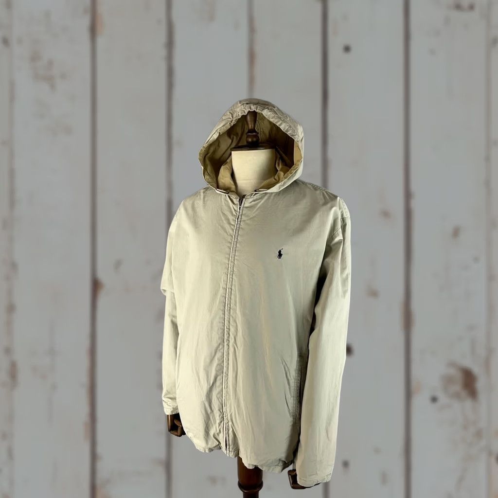 Polo Ralph Lauren Polo Ralph Lauren Mens Jacket Long Sleeve Zip Bomber Cream Cotton Full Zip Regular Fit L Mens Pork? Size US L / EU 52-54 / 3 - 1 Thumbnail