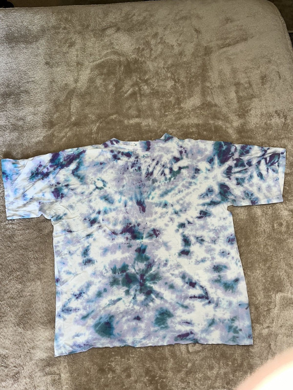 Vintage Vintage Tie Dye Shirt Single Stitch Size US L / EU 52-54 / 3 - 2 Thumbnail