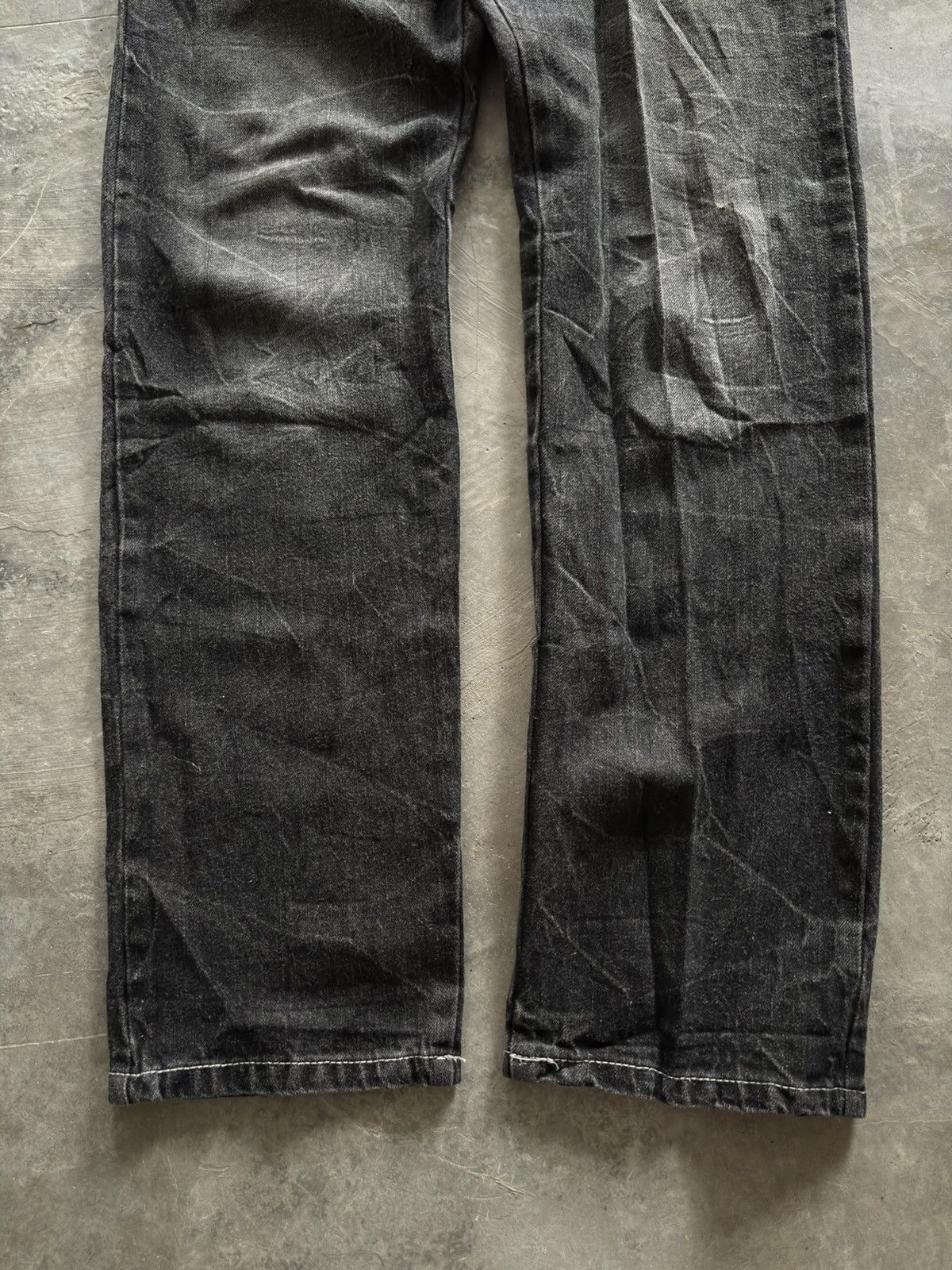 Hysteric Glamour Y2K wing stimulator backhit design punk gothic washed jeans Size US 30 / EU 46 - 11 Thumbnail