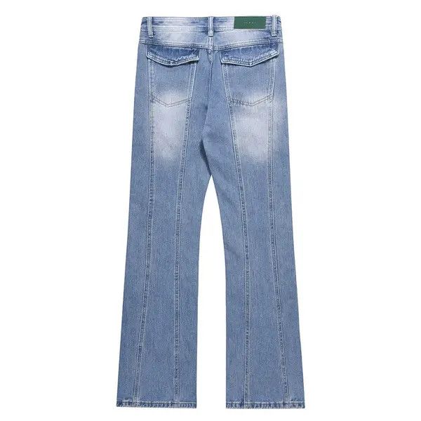 Vintage Haseki x Yura distressed flare fade vibe jeans Size US 30 / EU 46 - 2 Thumbnail