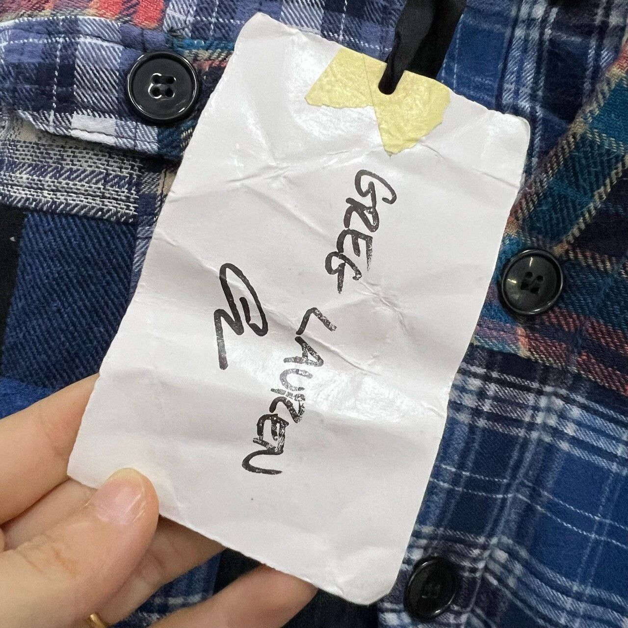 Greg Lauren greg lauren plaid shearling jacket size 1 Size US S / EU 44-46 / 1 - 4 Thumbnail