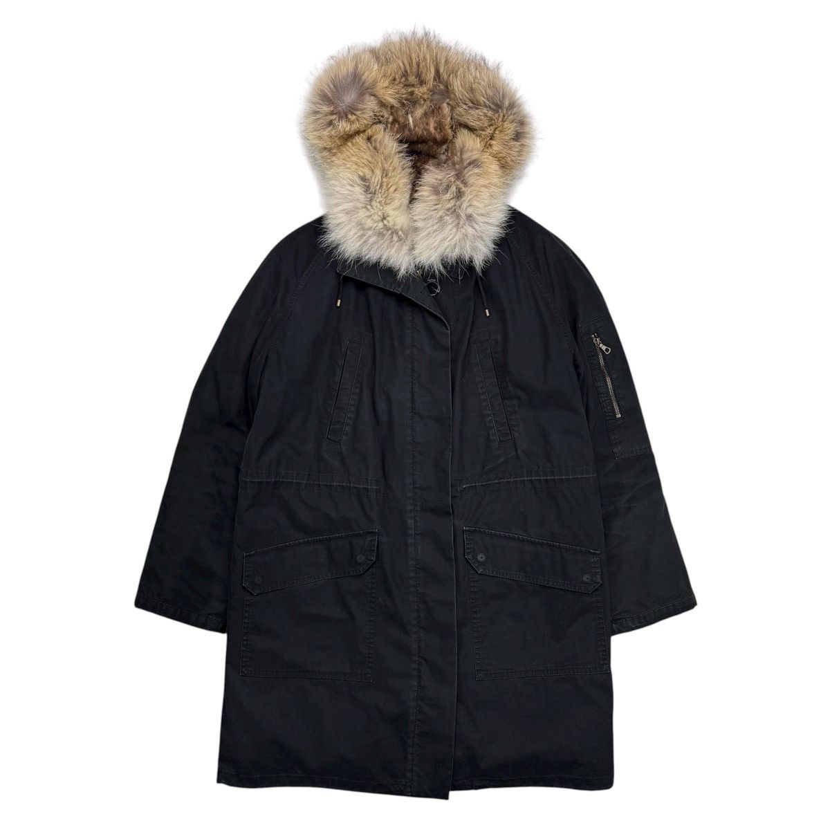 Yves Salomon YVES SALOMON ARMY RABBIT FUR PARKA Size S / US 4 / IT 40 - 2 Thumbnail