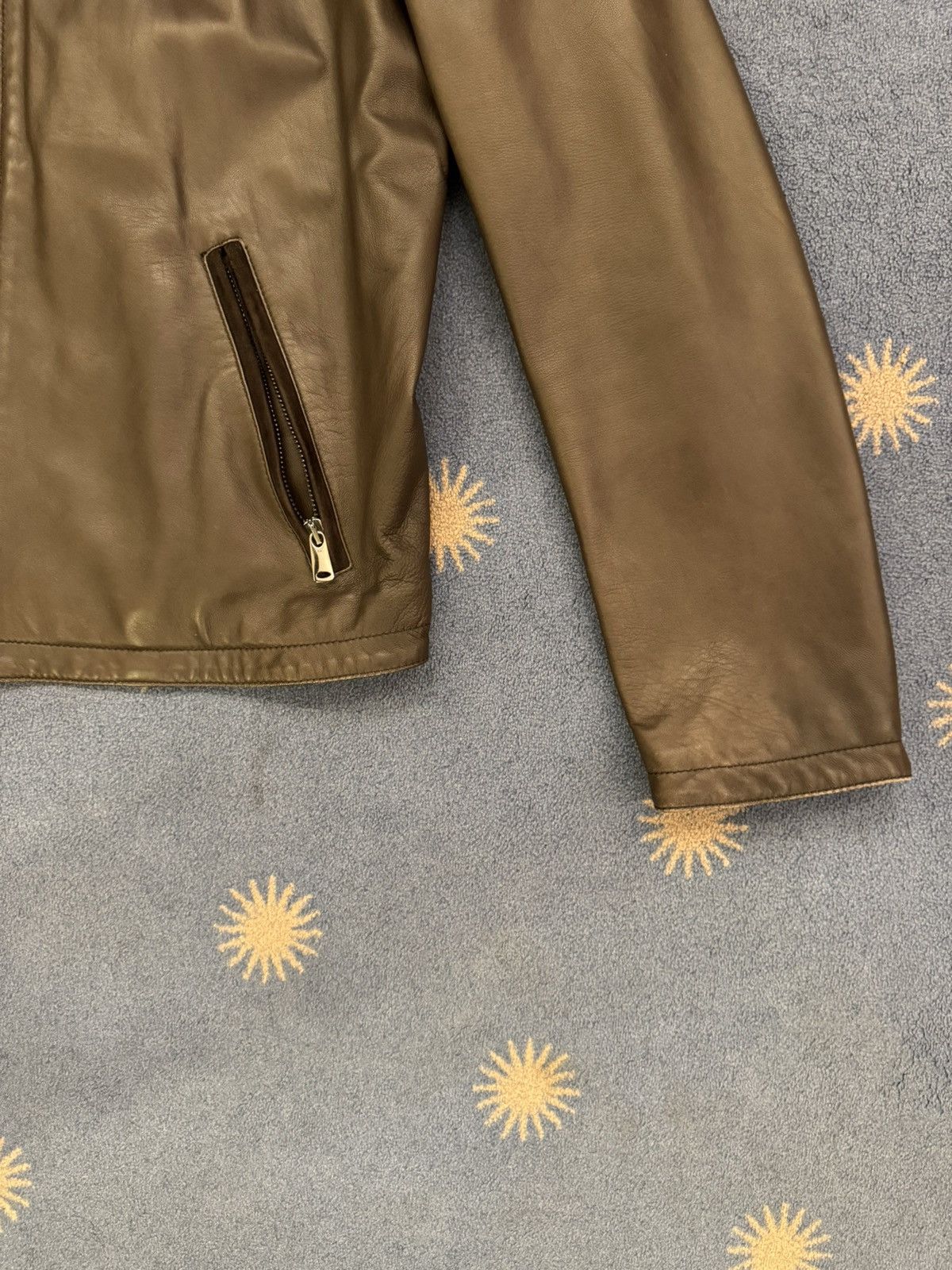 Other Olivieri Venezia Brown Leather Jacket Size US L / EU 52-54 / 3 - 4 Thumbnail