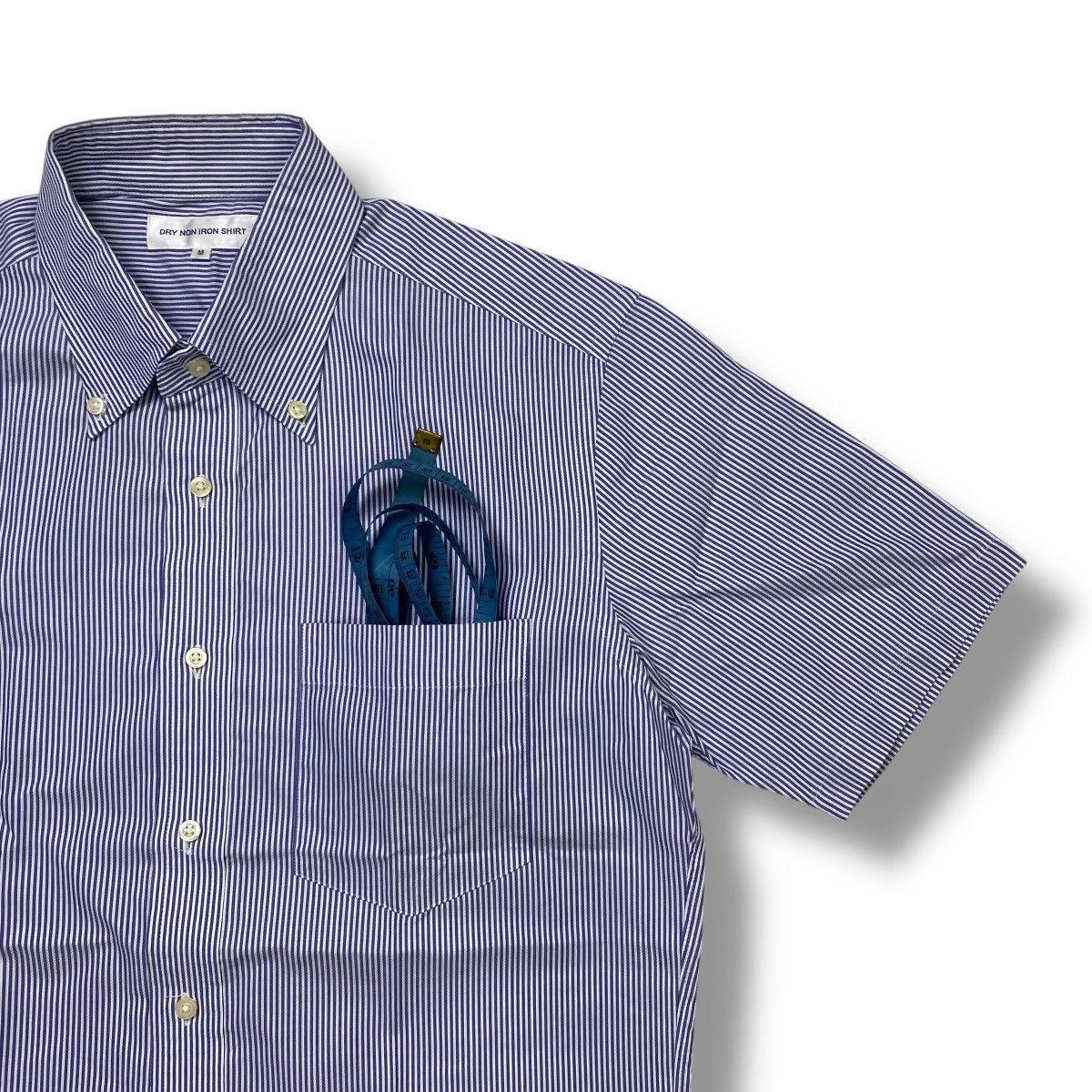 Designer × Uniqlo Vintage Uniqlo Striped button shirt short sleeve Size US M / EU 48-50 / 2 - 3 Thumbnail