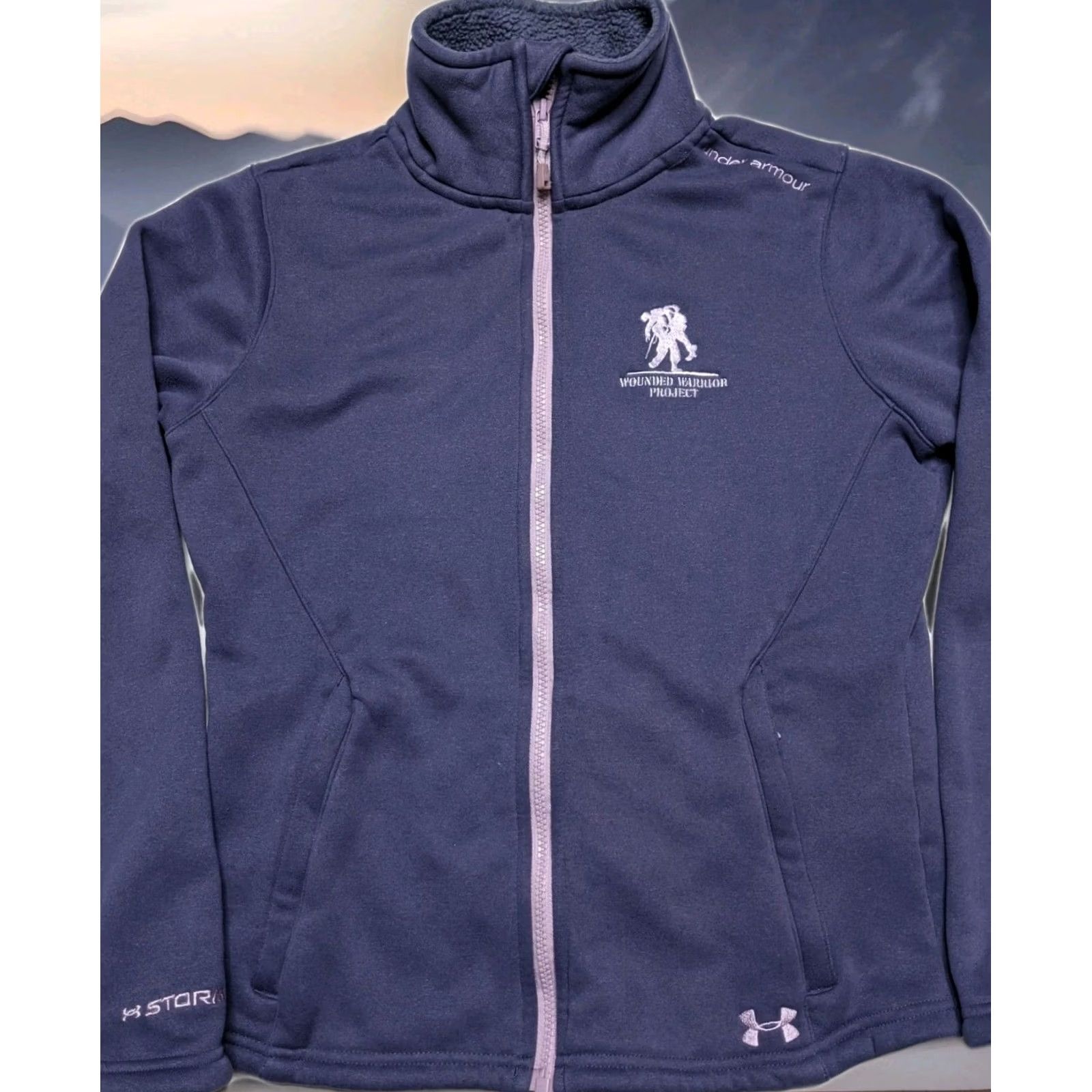Under Armour Under Armour Jacket Womens Small Purple COLDGEAR Military Wounded Warrior Project Storm Size S / US 4 / IT 40 - 2 Thumbnail