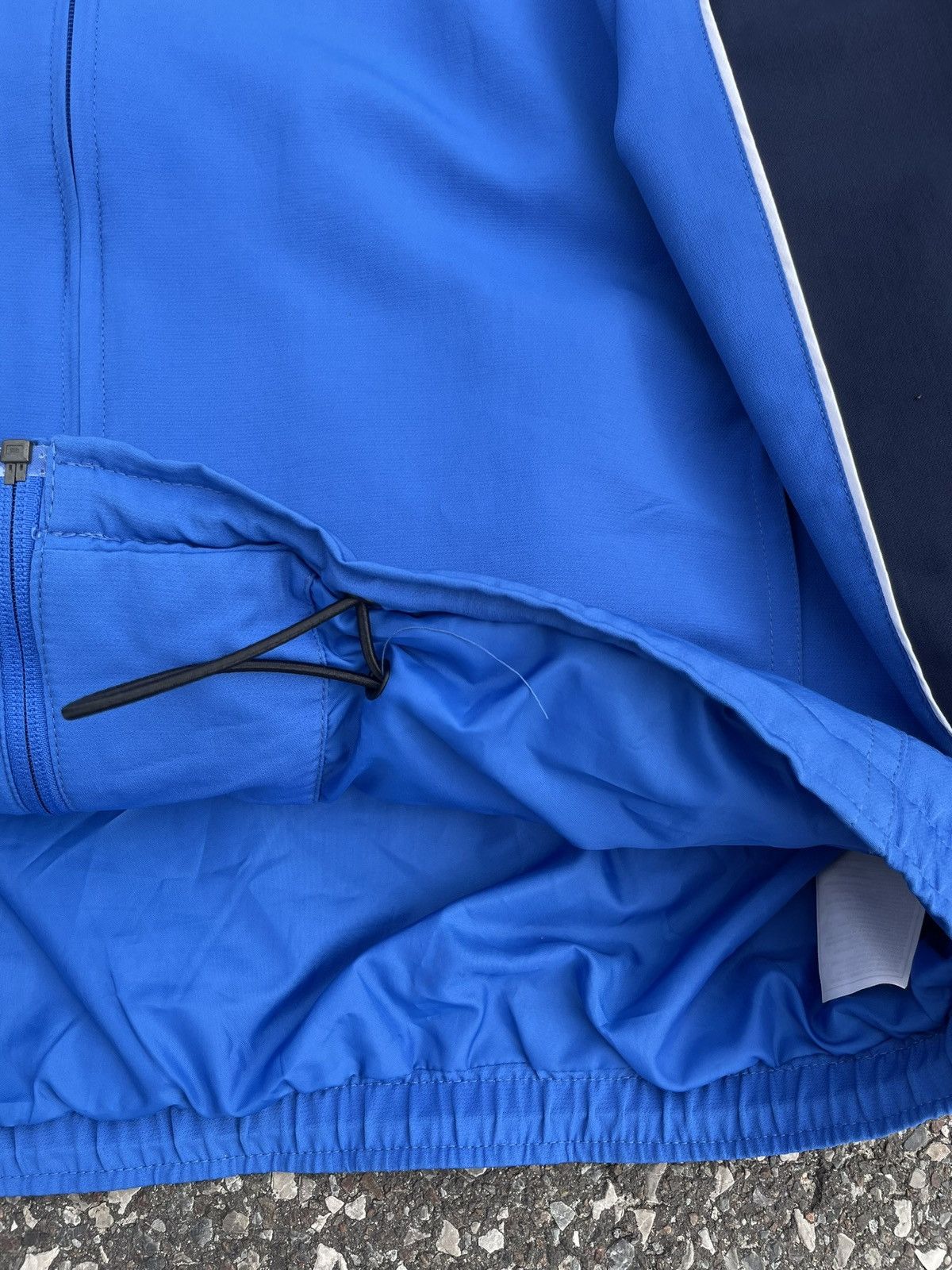 Nike × Vintage Vintage 90's Nike Nylon Zip Olympic Jacket Windbreaker Blue Size US XL / EU 56 / 4 - 7 Thumbnail