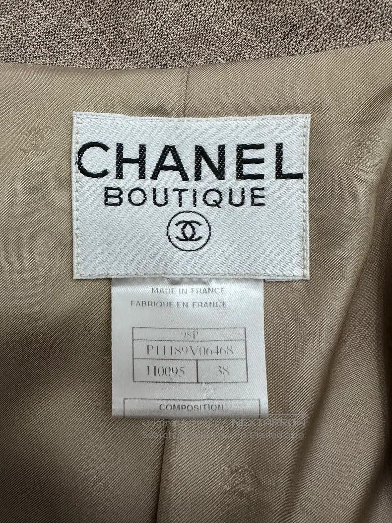 Chanel Chanel Vintage casual linen suit jacket Size XS / US 0-2 / IT 36-38 - 7 Thumbnail