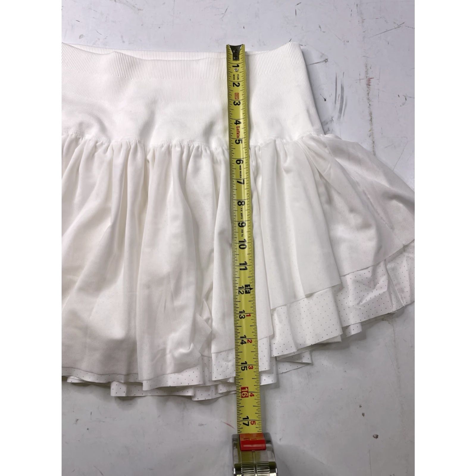 Wilson NWT Wilson Skirt White Womens XL Tennis Short Tiered Midtown Athletic Activewear Us Open Classic Womens Size 40" / US 18 - 5 Thumbnail