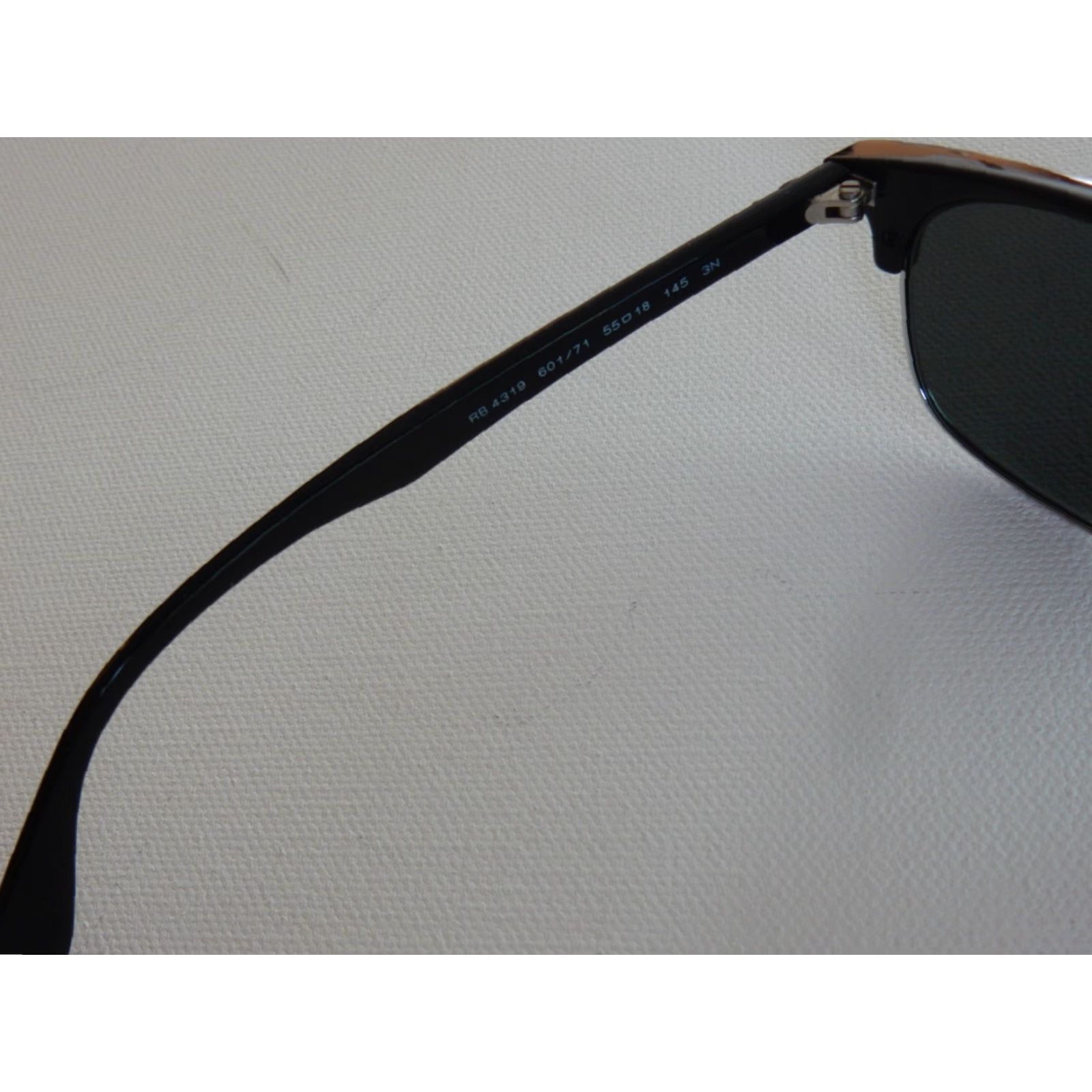Vintage VINTAGE Ray-Ban Sunglasses Unisex Adults Black Frame Black Lenses 55mm 18 145 Size ONE SIZE - 5 Thumbnail