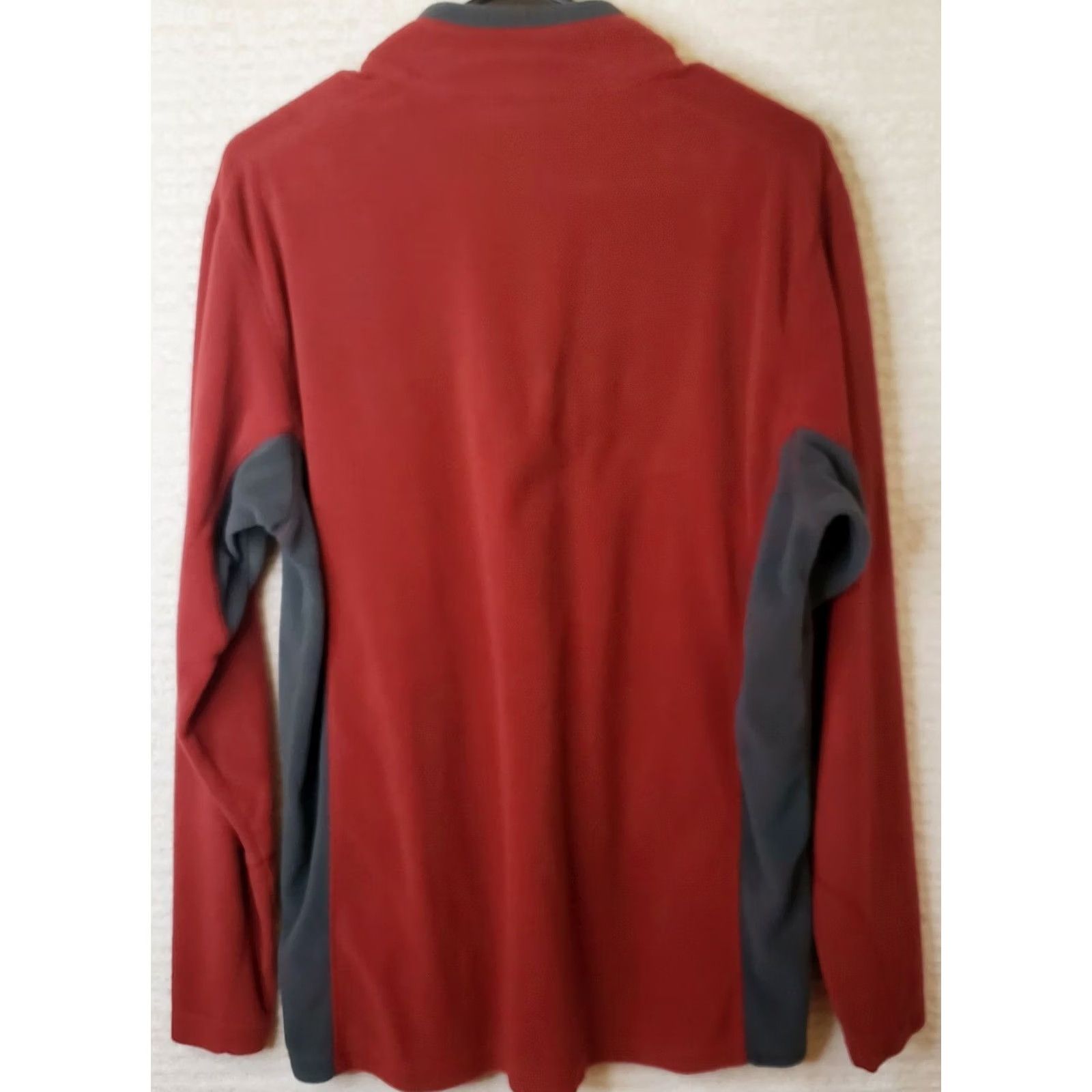 Vintage COLUMBIA SPORTSWEAR Jacket Pullover 1/4 Zip Red Fleece Men M Size Regular Jacket Mens Red 1/4 Zip Pullover 100% Polyester Solid Style Size US M / EU 48-50 / 2 - 7 Thumbnail