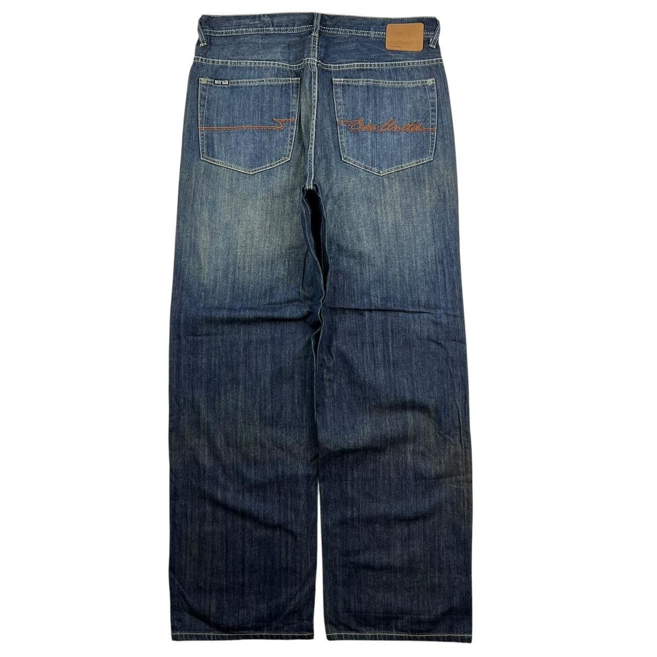 Ecko Unltd. Vintage Ecko Unltd Baggy Embroidered Jeans - Waist: 38” Size US 38 / EU 54 - 1 Thumbnail