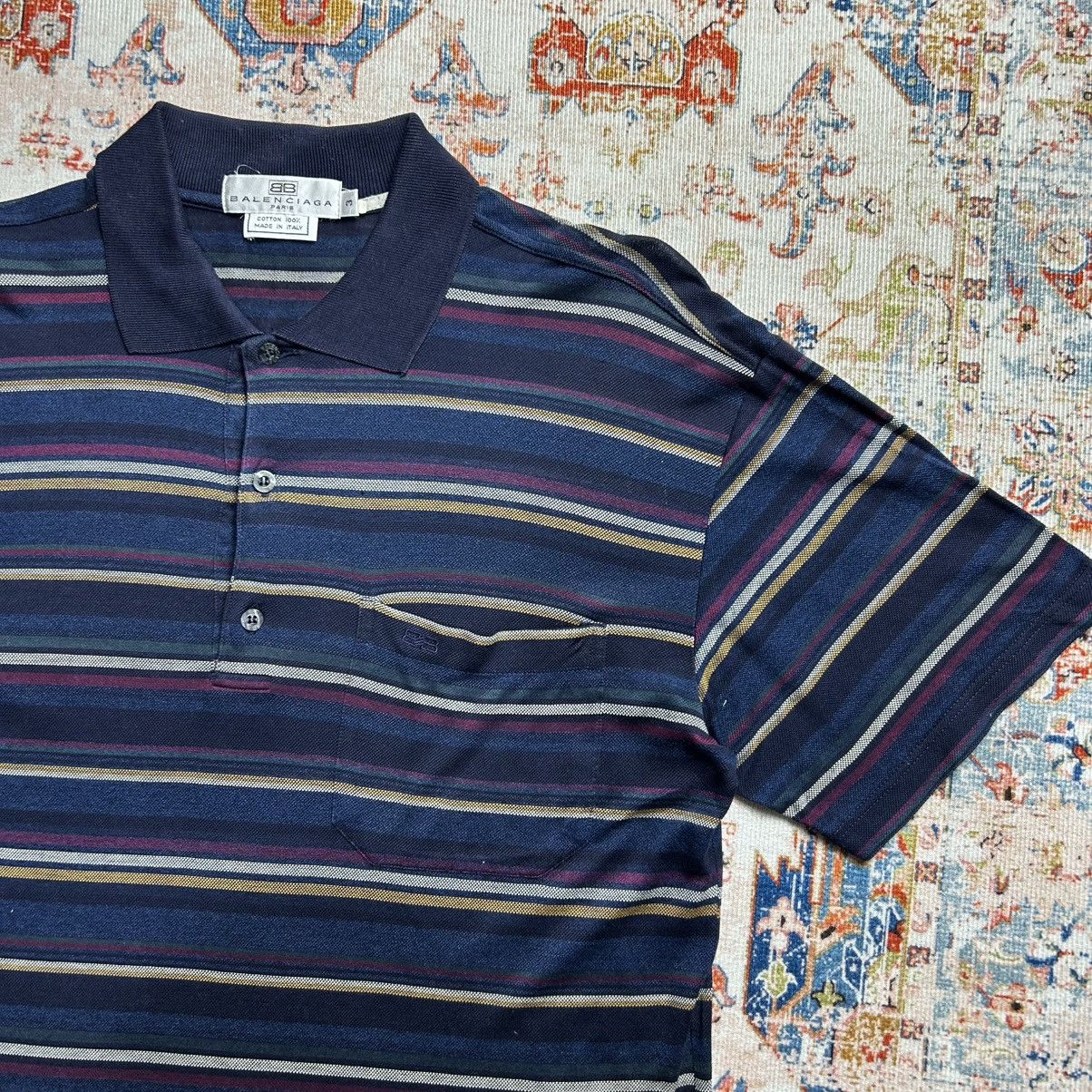 Balenciaga Balenciaga Vintage Polos Size US M / EU 48-50 / 2 - 2 Thumbnail