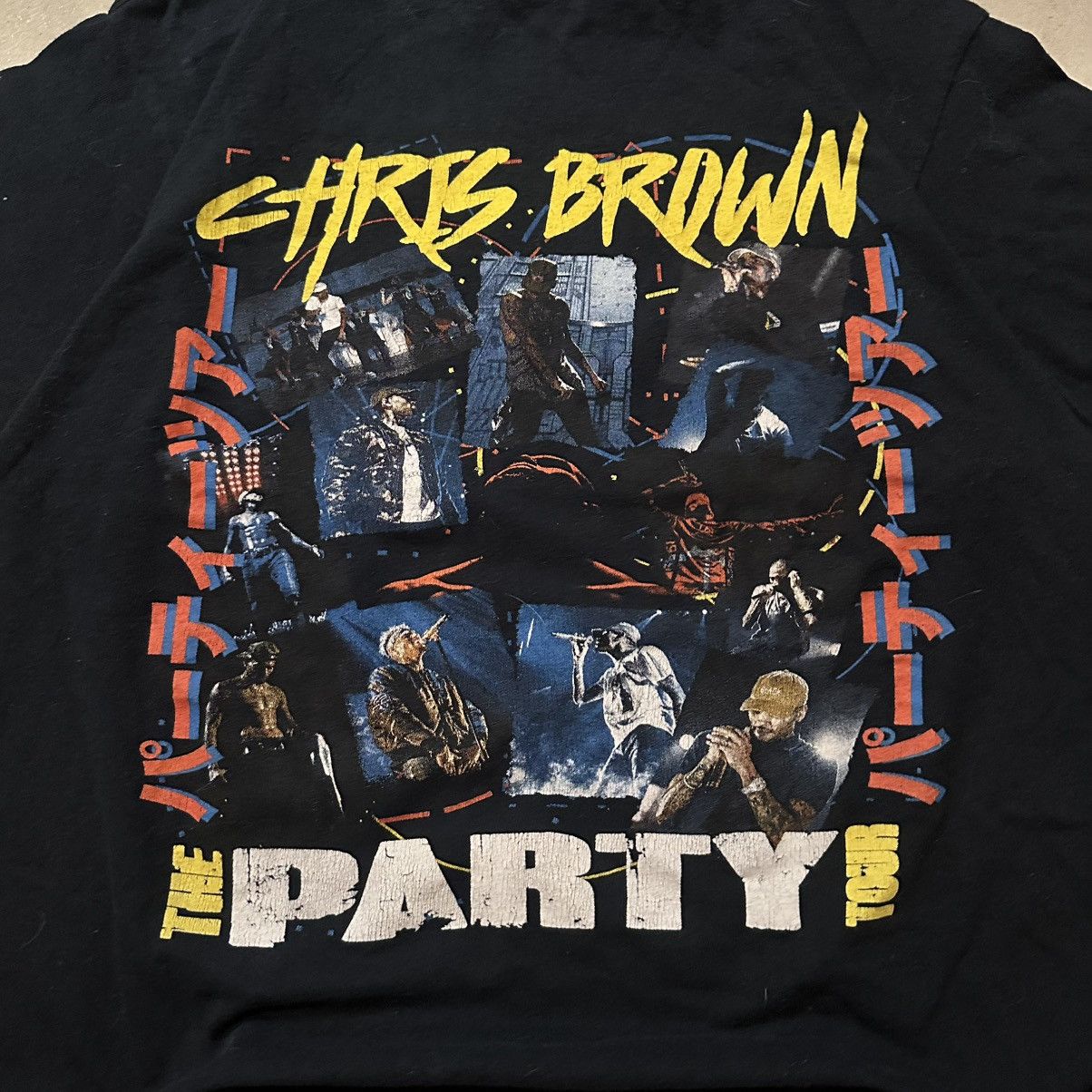 Band Tees Chris Brown The Party Tour Rap Tee Shirt Size M Size US M / EU 48-50 / 2 - 2 Thumbnail