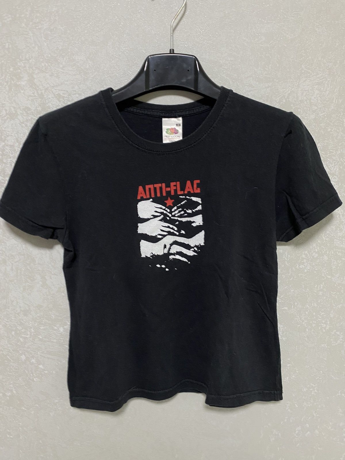 Vintage Anti Flag vintage crop top t-shirt size M Size M / US 6-8 / IT 42-44 - 1 Thumbnail