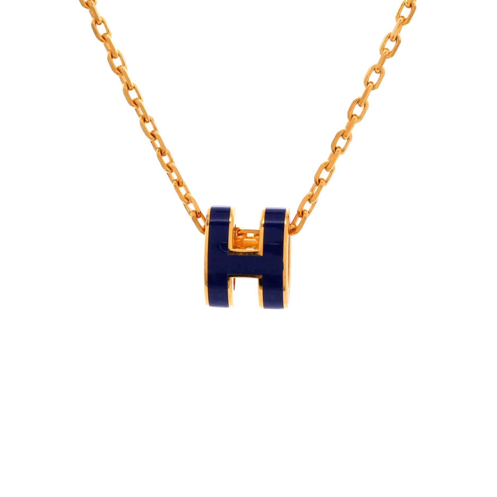 Hermes Pop H Pendant Chain Necklace Size ONE SIZE - 1 Thumbnail