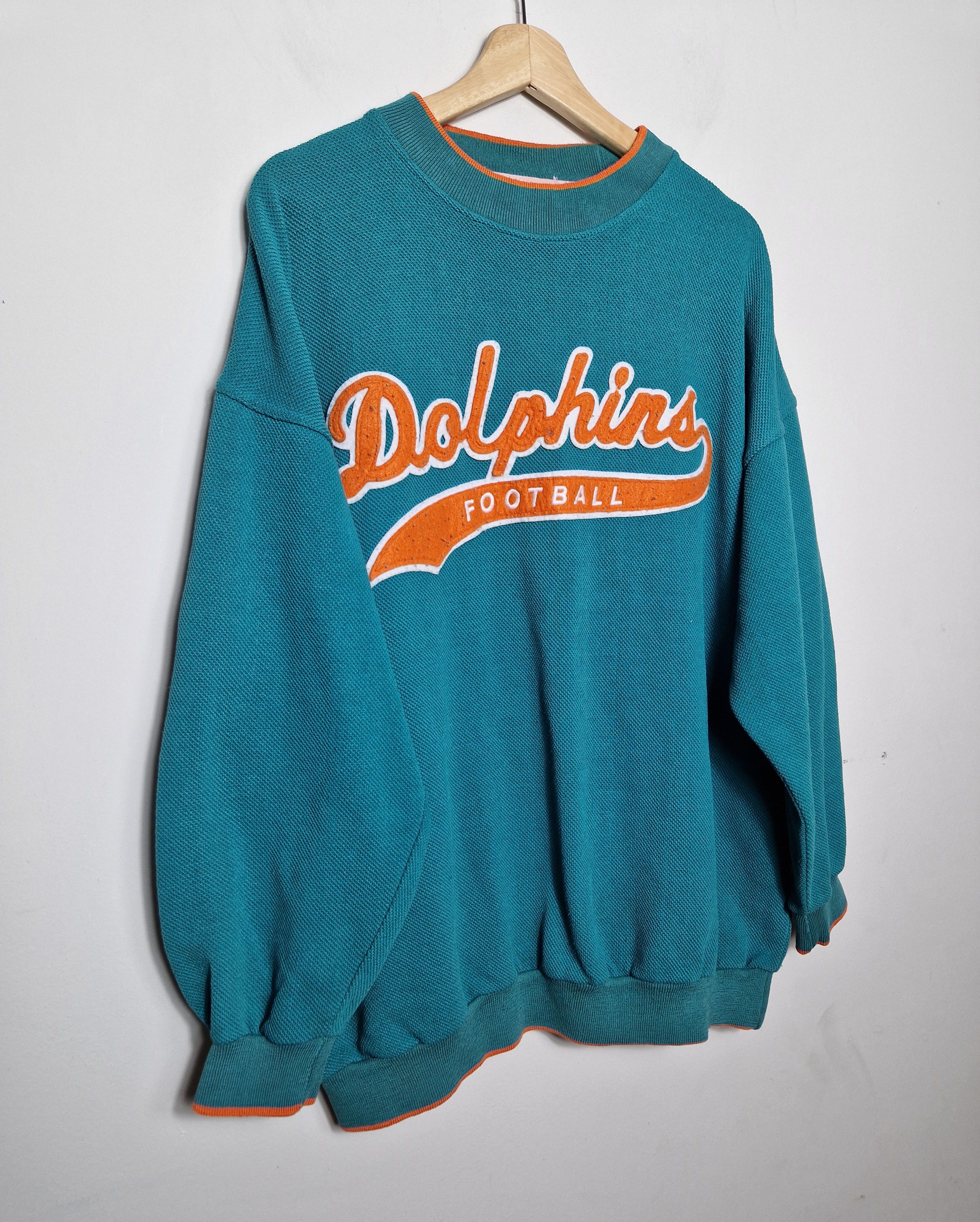 NFL × Starter × Vintage Starter Miami Dolphins sweatshirt Size US L / EU 52-54 / 3 - 3 Thumbnail